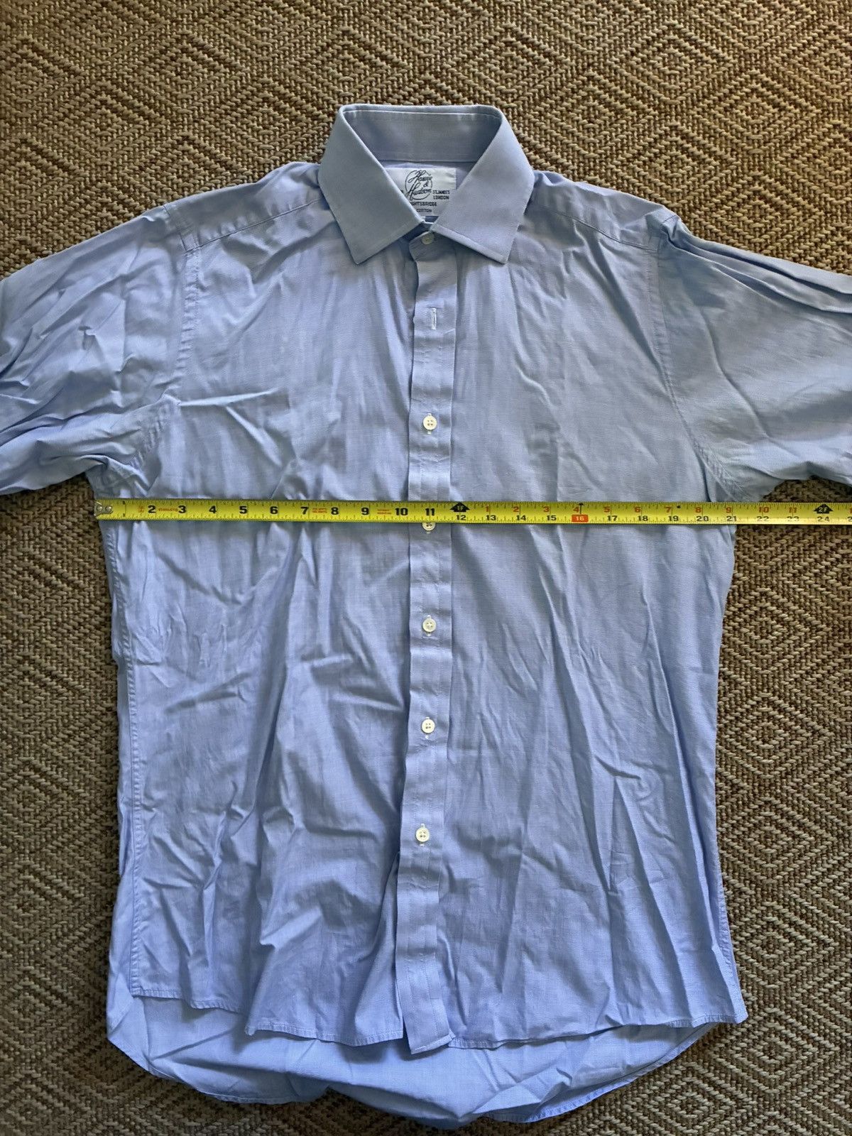 Other NWOT Harvie & Hudson Dress Shirt Blue French Cuffs 15/34 Size US M / EU 48-50 / 2 - 4 Thumbnail