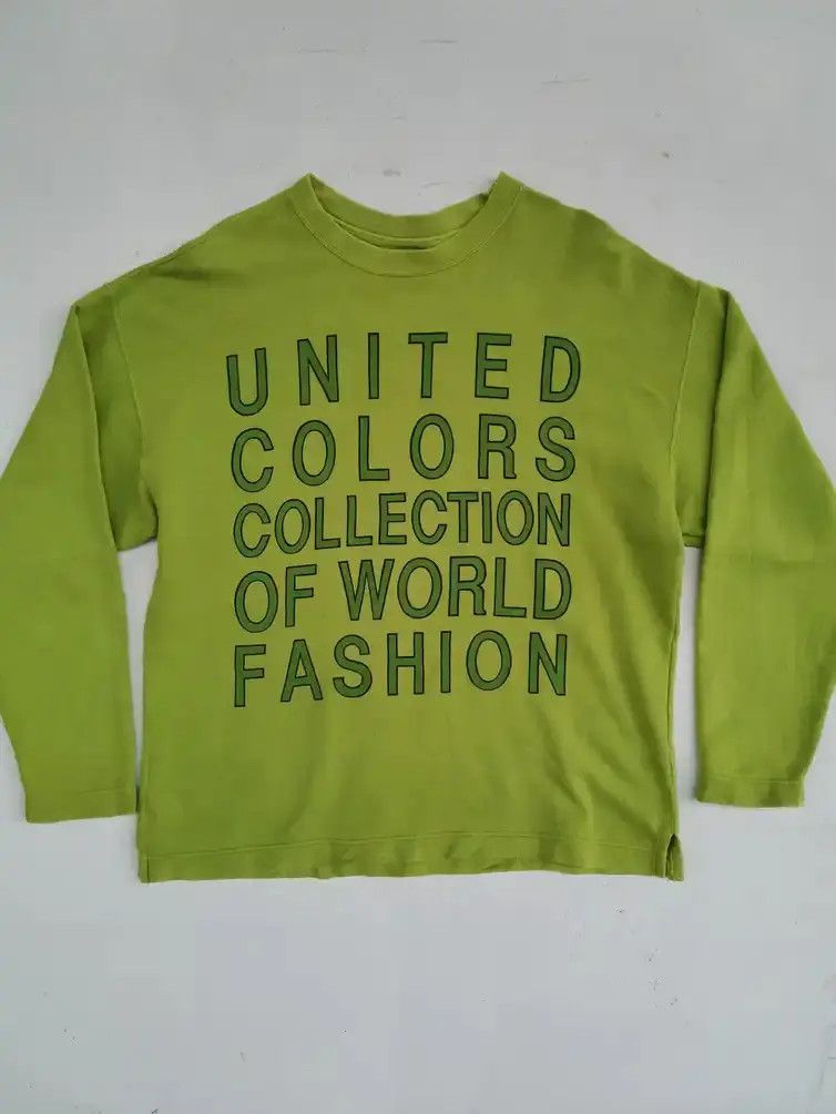 Japanese Brand United Colors Collection of World Fashion Sweatshirt Size US L / EU 52-54 / 3 - 1 Thumbnail