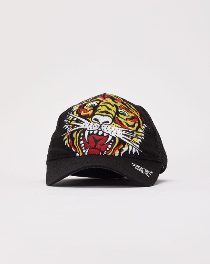 Ed Hardy ED HARDY EMBROILED TIGER FLAME TRUCKER HAT Size ONE SIZE - 1 Thumbnail