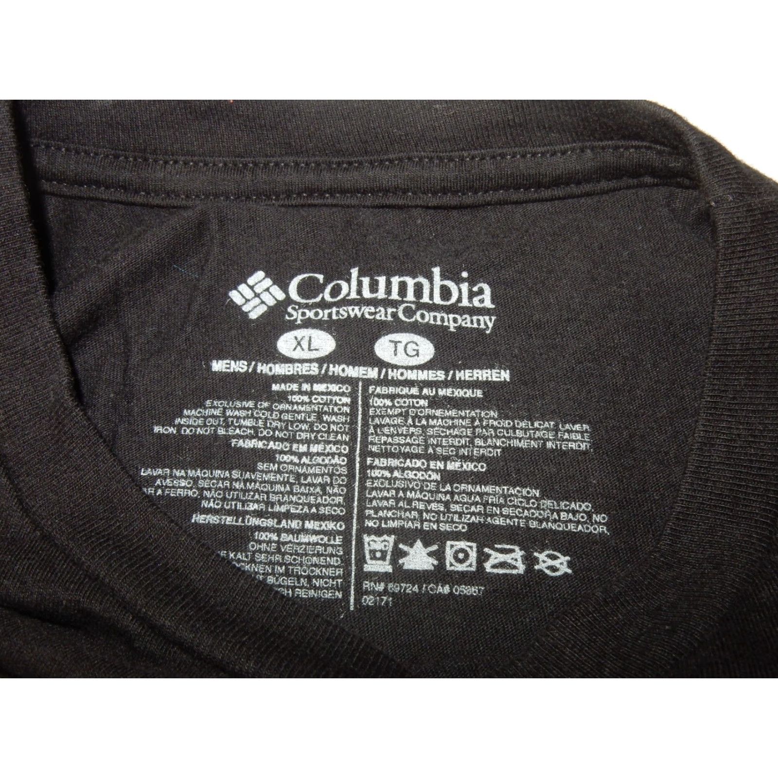 Polo Ralph Lauren Columbia T Shirt Size XL Men's Short Sleeve Graphic Print Black Cotton Vietnam Size US L / EU 52-54 / 3 - 2 Thumbnail