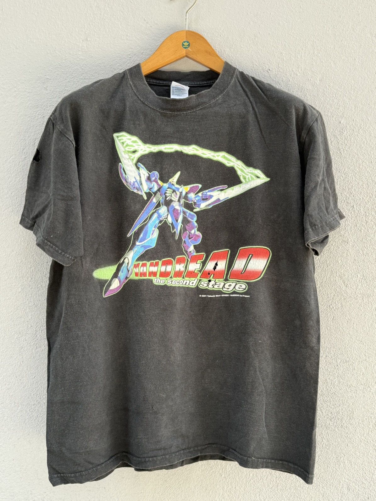Anime Thrashed Rare Vintage Vandread 2nd Project Gundam Anime Tee Size US L / EU 52-54 / 3 - 1 Thumbnail