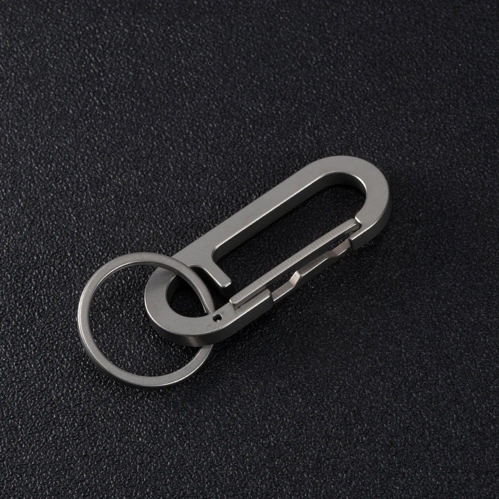 Other Titanium Waist Belt Buckle Key Ring EDC Keychain Small Size Size ONE SIZE - 1 Thumbnail