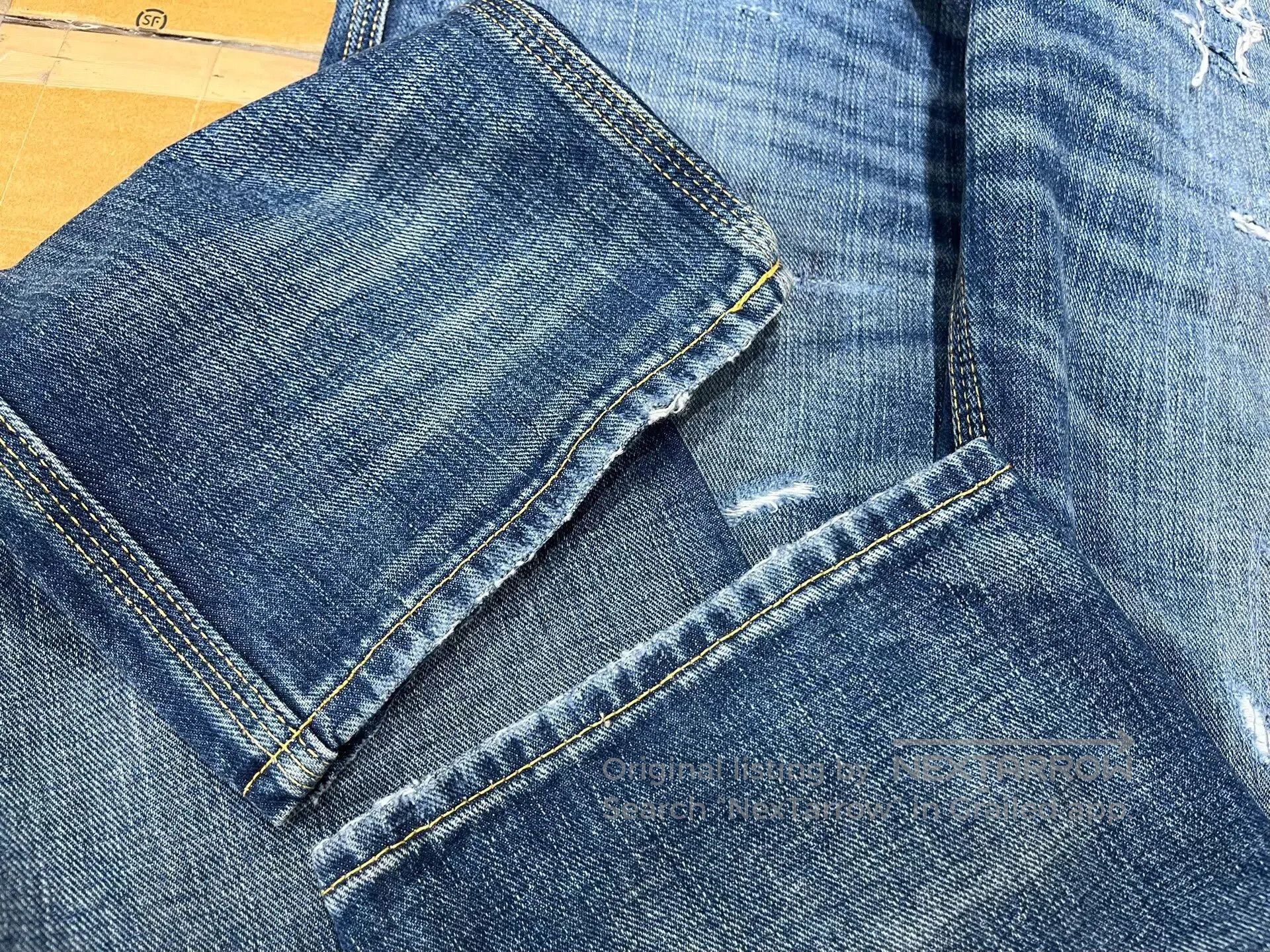 RRL Ralph Lauren RRL Distressed Denim Jeans by Ralph Lauren. Size US 32 / EU 48 - 9 Thumbnail