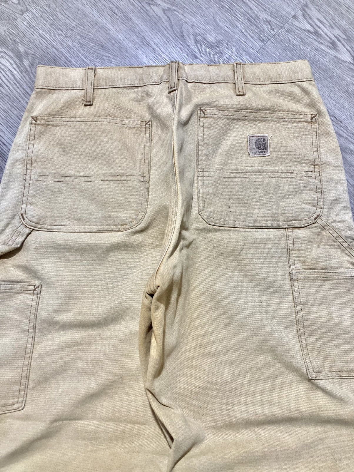 Carhartt 1990s Vintage Carhartt B11 BRN Carpenter Duck Pants Workwear Size US 32 / EU 48 - 3 Thumbnail