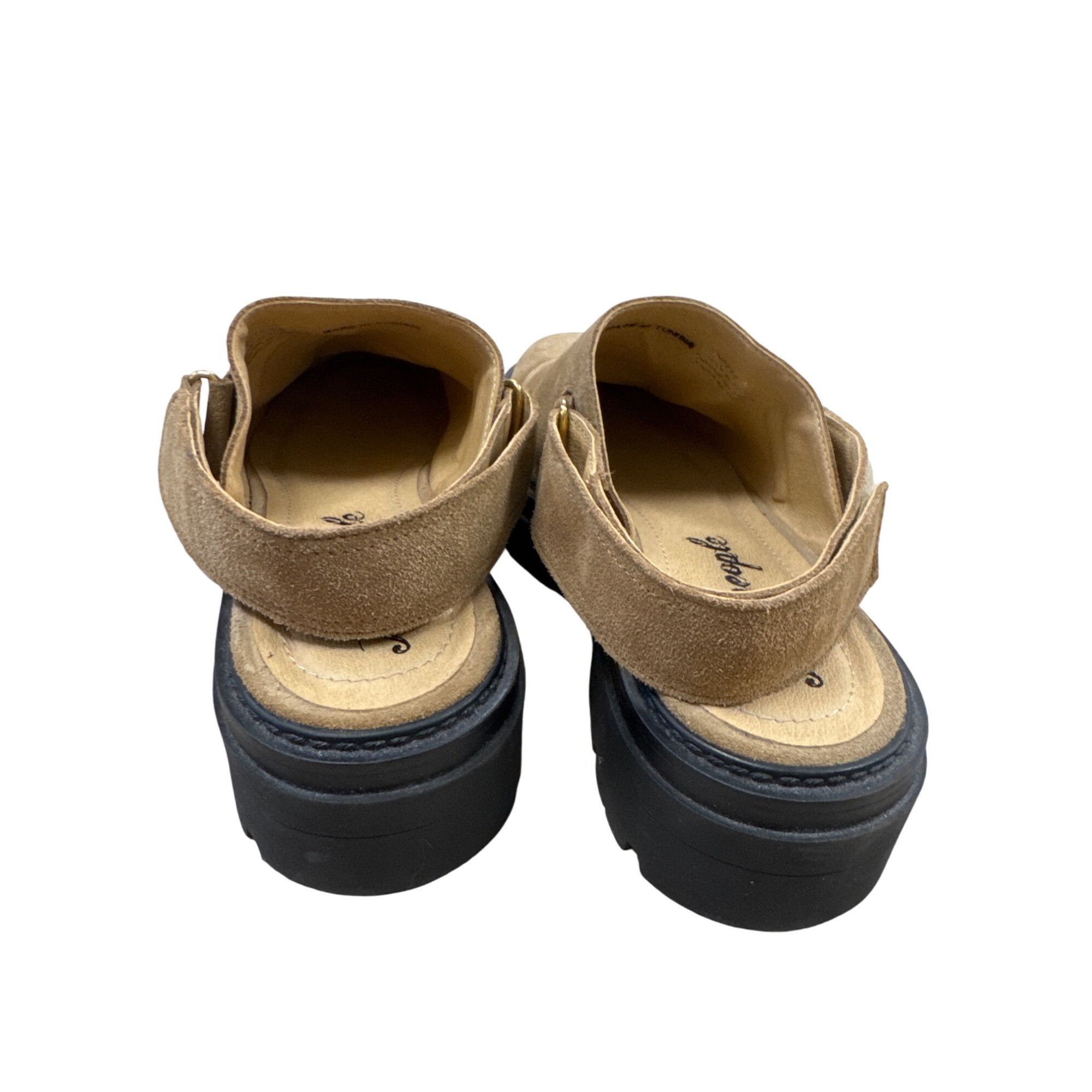 Free People Free People Suede beige black Platform Clogs Womens Size 8. Size US 8.5 / IT 38.5 - 8 Thumbnail