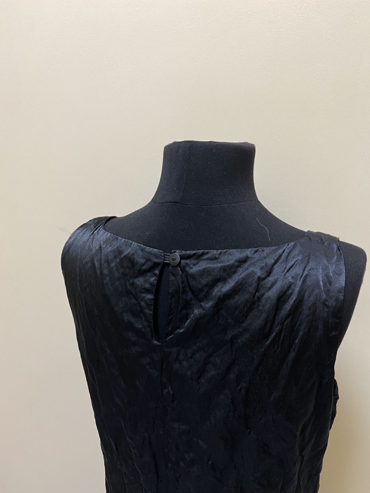Sarah Pacini Sarah Pacini Black Cotton/Nylon Midi Dress Size 3 Size L / US 10 / IT 46 - 10 Thumbnail