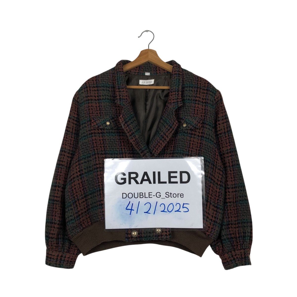 Japanese Brand × Vintage 📌Vintage Wool Bomber Jacket Native La Playa Issey Miyake Size US M / EU 48-50 / 2 - 1 Thumbnail