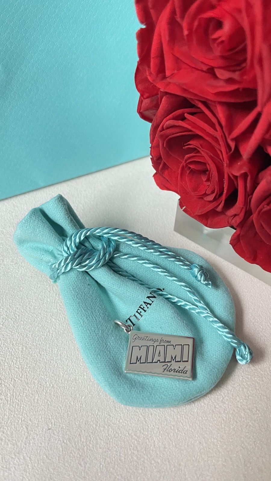 Tiffany & Co. Tiffany & Co. Miami Sterling Silver Postcard Charm NEW Size ONE SIZE - 4 Thumbnail