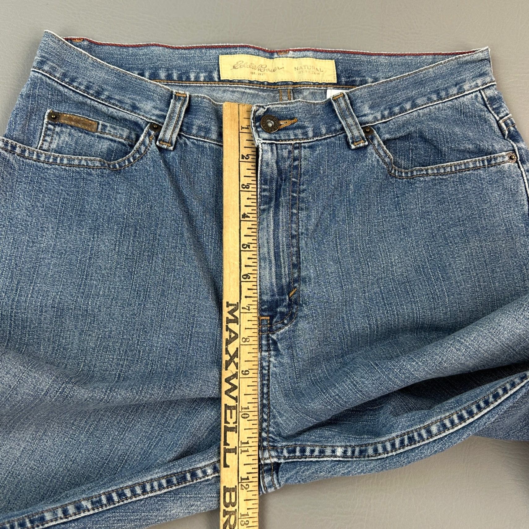 Eddie Bauer Vintage Eddie Bauer Jeans Women’s 12 32x31 Blue Straight Natural Stretch 90s Size 24" / US 00 / IT 34 - 5 Thumbnail