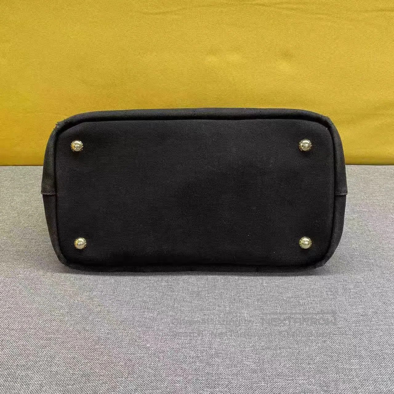 Prada Black Canvas Handbag with Shoulder Strap. Size ONE SIZE - 5 Thumbnail