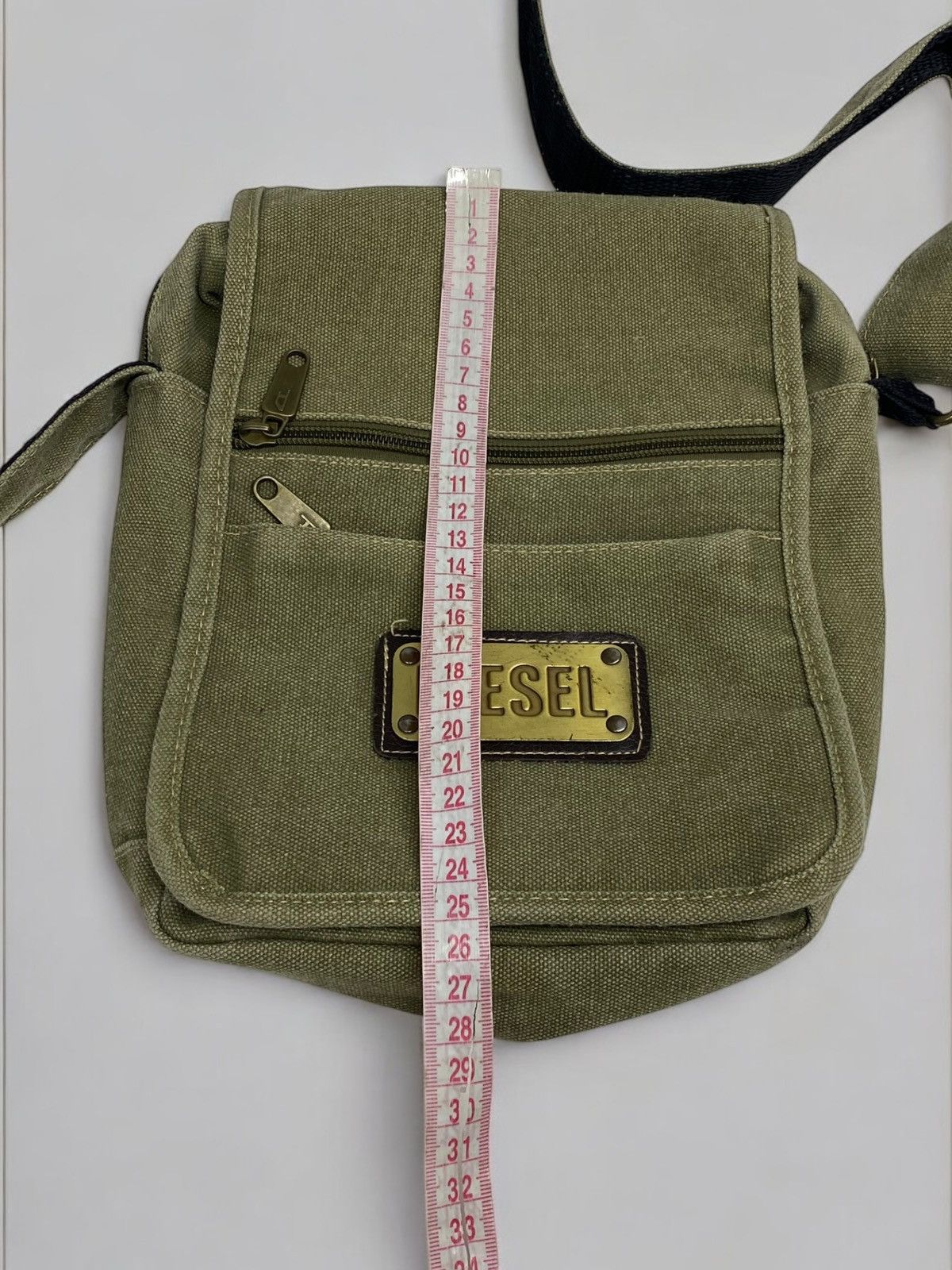 Diesel 🔥 Y2K DIESEL MILITARY GREEN SHOULDER BAG TECH WEAR GORP CORE Size ONE SIZE - 17 Thumbnail