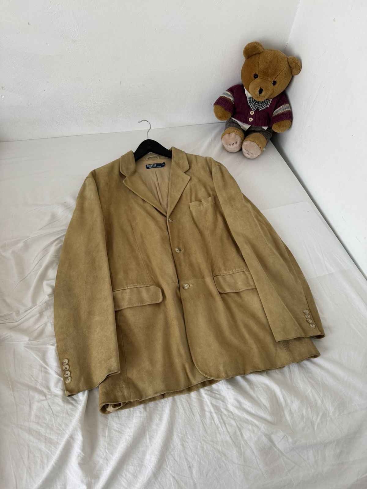 Vintage Polo Ralph Lauren suede blazer