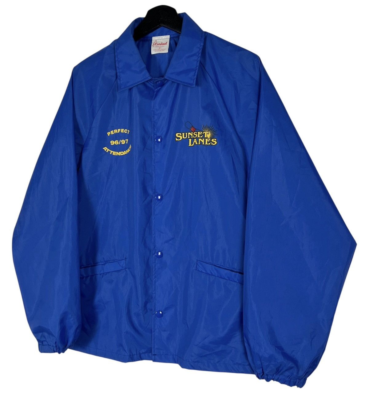 Vintage 90s Vintage Sunset Lanes Bowling Coach Jacket Size US M / EU 48-50 / 2 - 3 Thumbnail