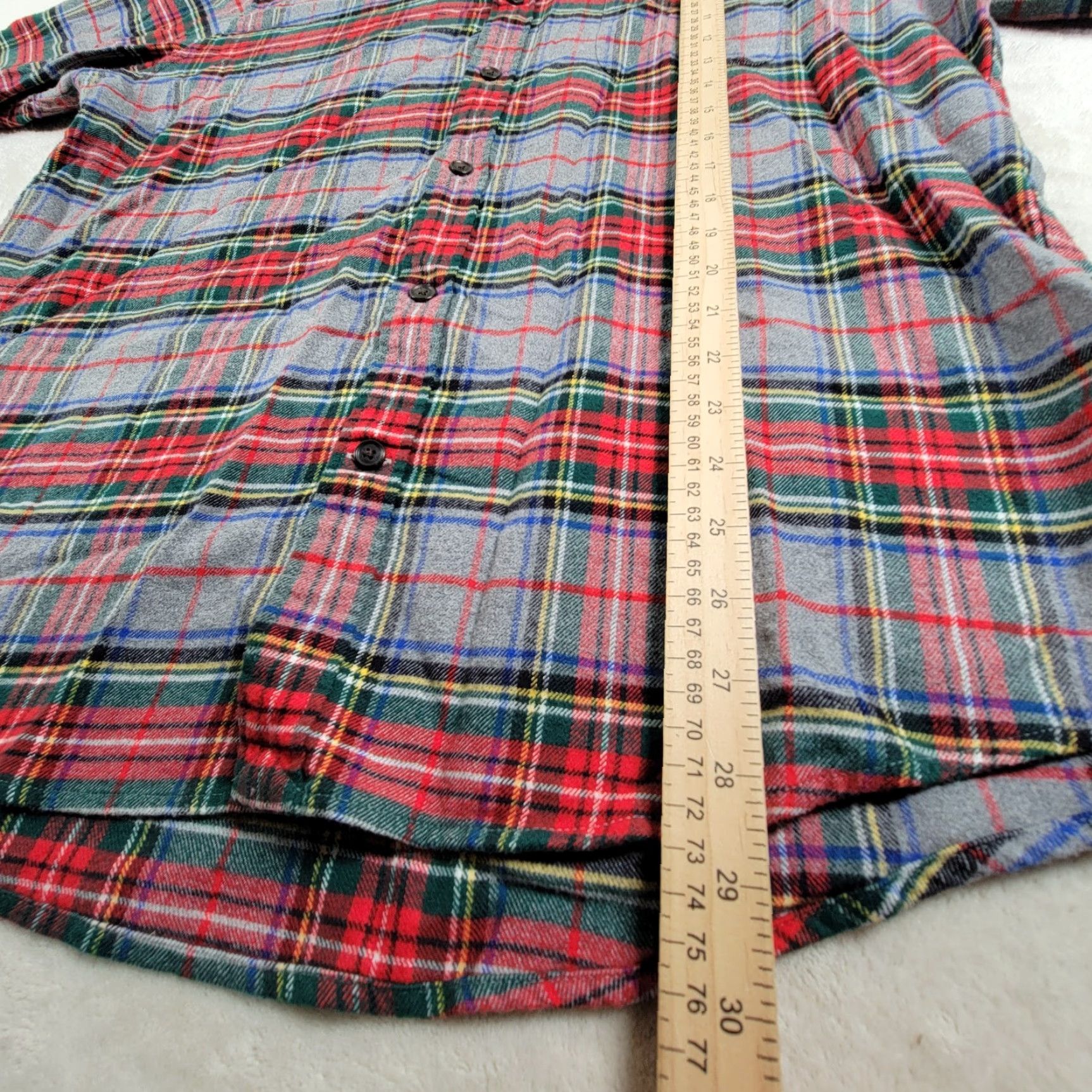 Vintage VINTAGE LL Bean Flannel Shirt Mens Large Gray Plaid Button-Up Outdoors Size US M / EU 48-50 / 2 - 6 Thumbnail