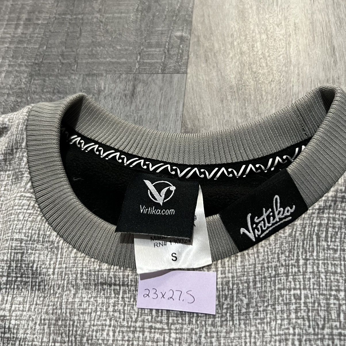 Other Virtika Silver Embroidered Script Logo Ski Sweatshirt Size US S / EU 44-46 / 1 - 5 Thumbnail