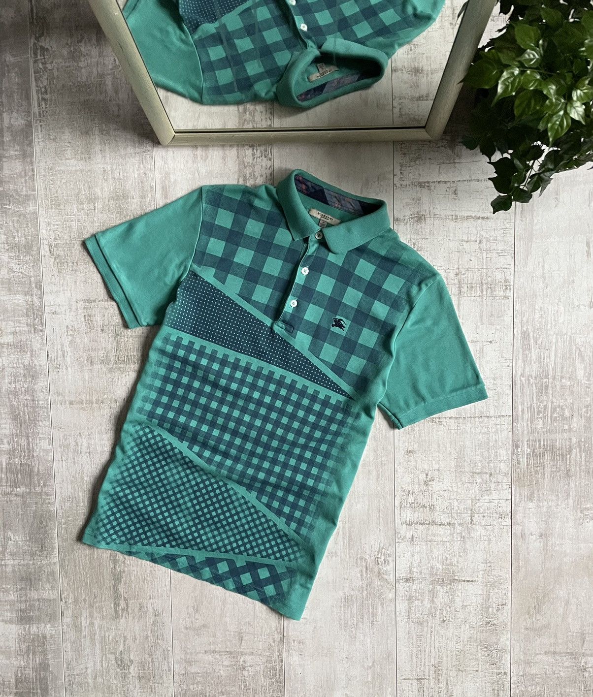 Burberry Burberry London Polo Nova Check T-Shirt Luxury Size US M / EU 48-50 / 2 - 1 Thumbnail