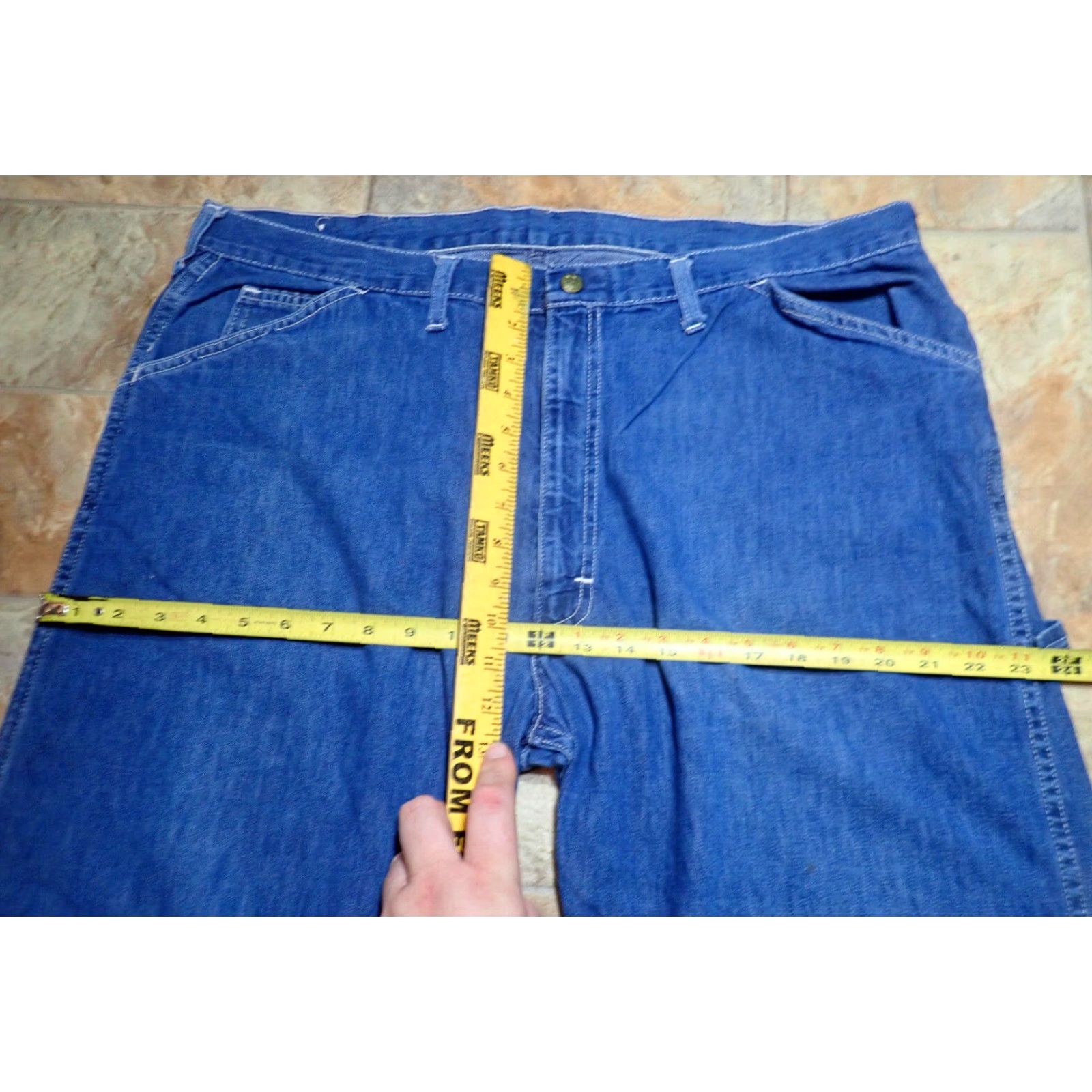 Vintage Vintage Big Smith Painters Pants 40x26 Blue Denim Carpenter Jean USA Union Made Size US 40 / EU 56 - 7 Thumbnail