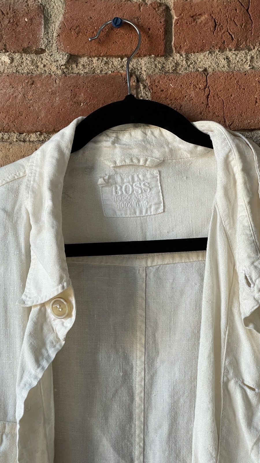 Hugo Boss Linen jacket Size US XL / EU 56 / 4 - 2 Thumbnail