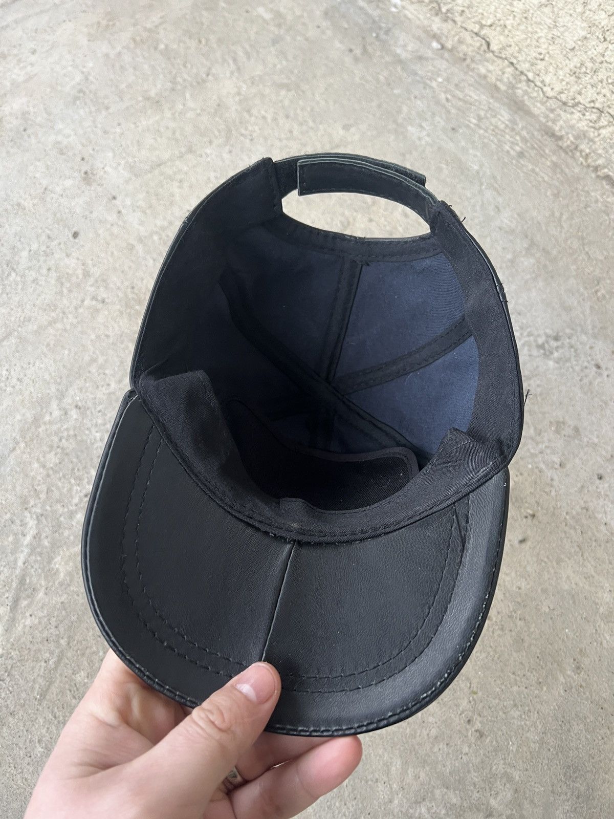 Vintage Vintage OPEL Leather Hat Size ONE SIZE - 3 Thumbnail