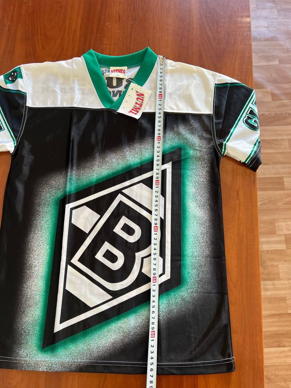 Nutmeg NEW! 90’S BORUSSIA MONCHENGLADBACH DESIGN SOCCER JERSEY YXL Size US XS / EU 42 / 0 - 13 Thumbnail