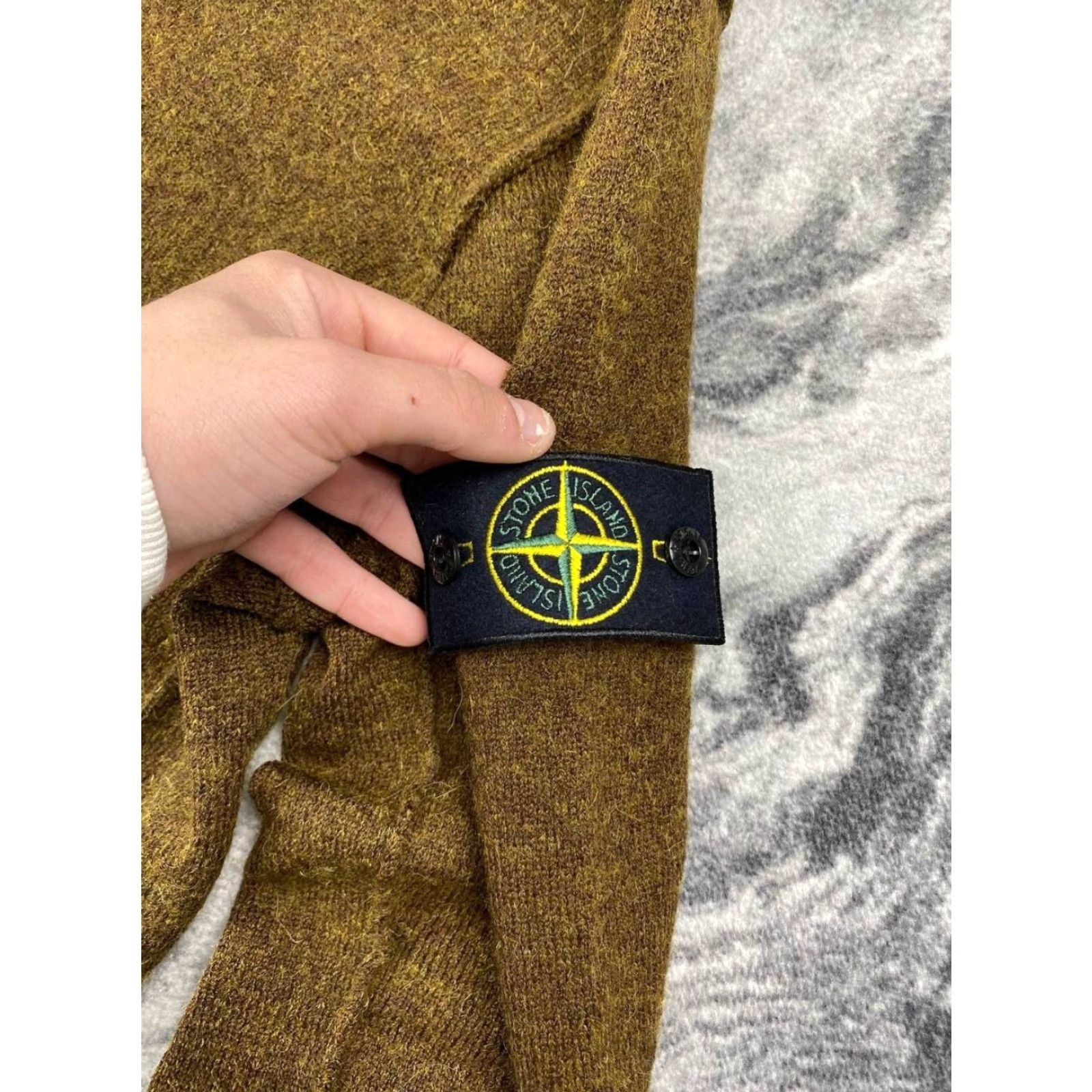 Stone Island Stone Island Knit Wool Sweater Men Size M Green Pullover Crew Neck Long Sleeve Regular Wool Knit Logo Winter Casual Man M Green Stone Island Sweater Size US M / EU 48-50 / 2 - 4 Thumbnail