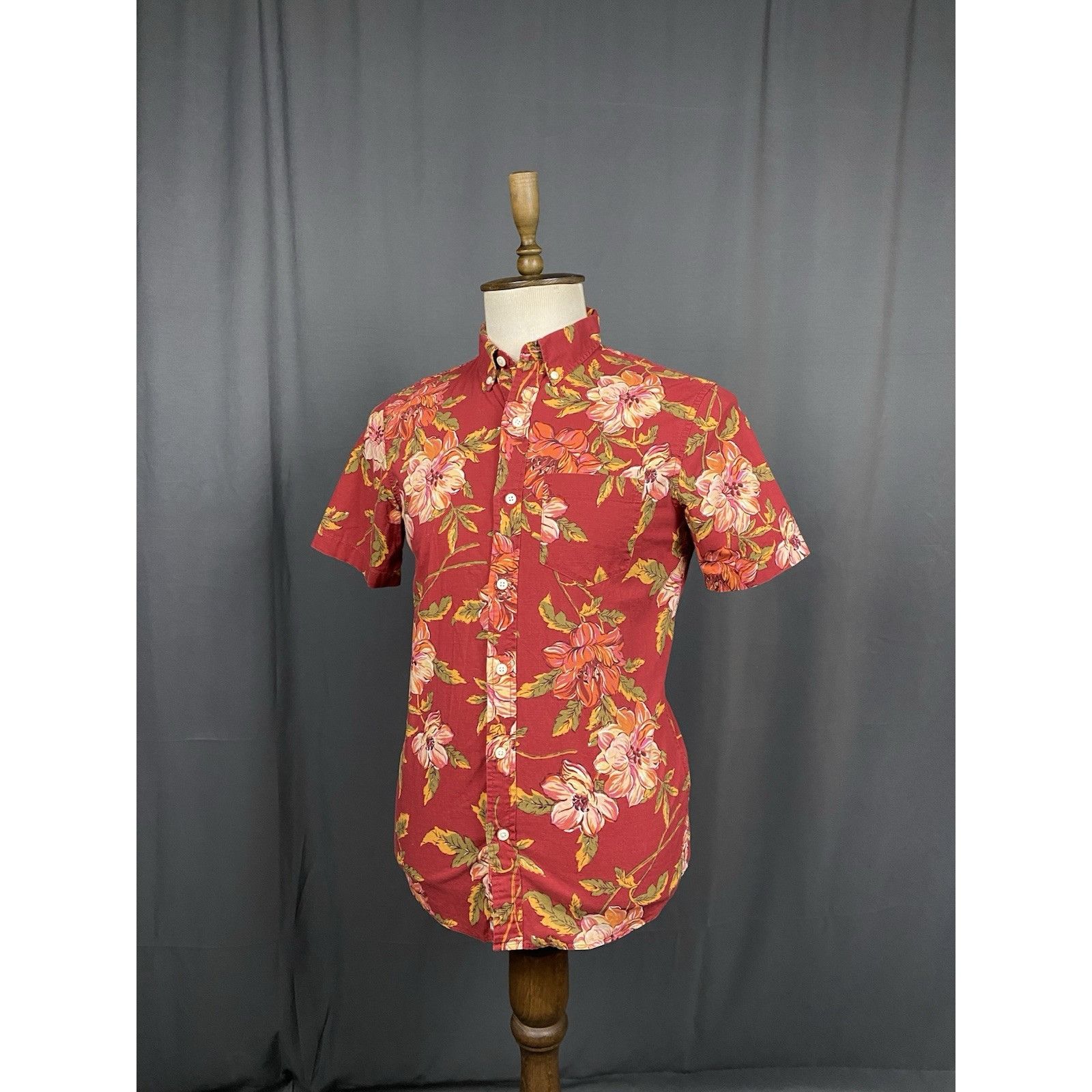 Denim & Supply Ralph Lauren Ralph Lauren Denim&Supply Men's Floral Red Short Sleeve Hawa Size US S / EU 44-46 / 1 - 4 Thumbnail