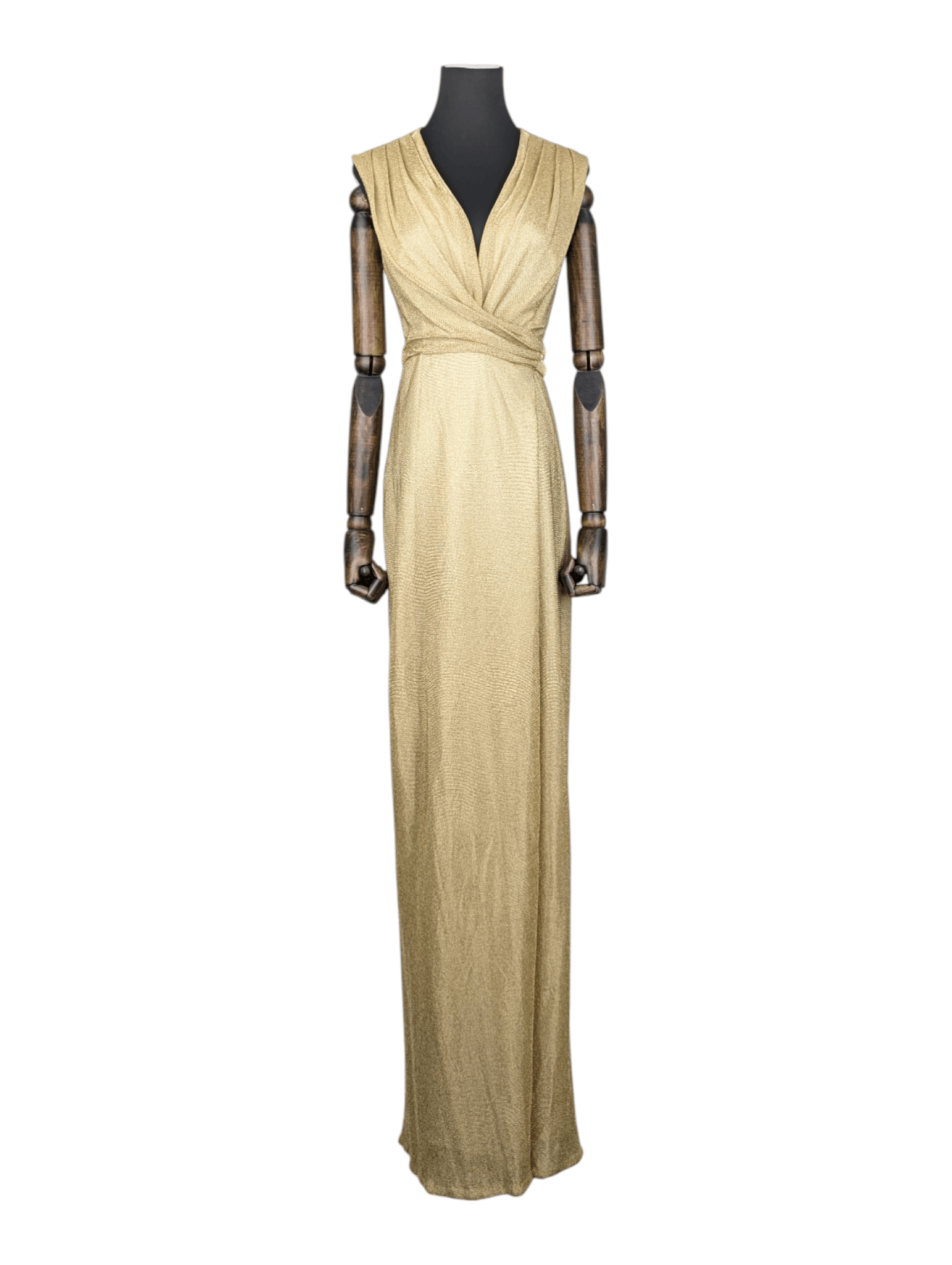 slim fit dress slacks Diane von Furstenberg 1977 F/W Ivy Print Yellow Cotton Jersey Wrap Dress –  Featherstone Vintage main image 1