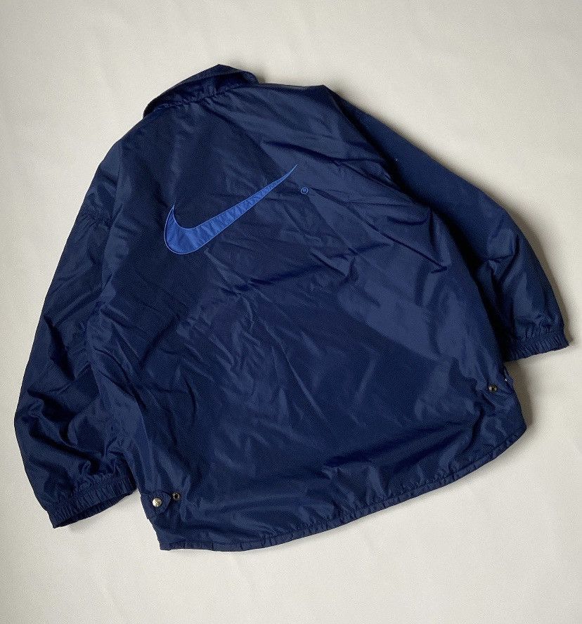 Nike Nike vintage big swoosh button-up bomber jacket Size US L / EU 52-54 / 3 - 1 Thumbnail