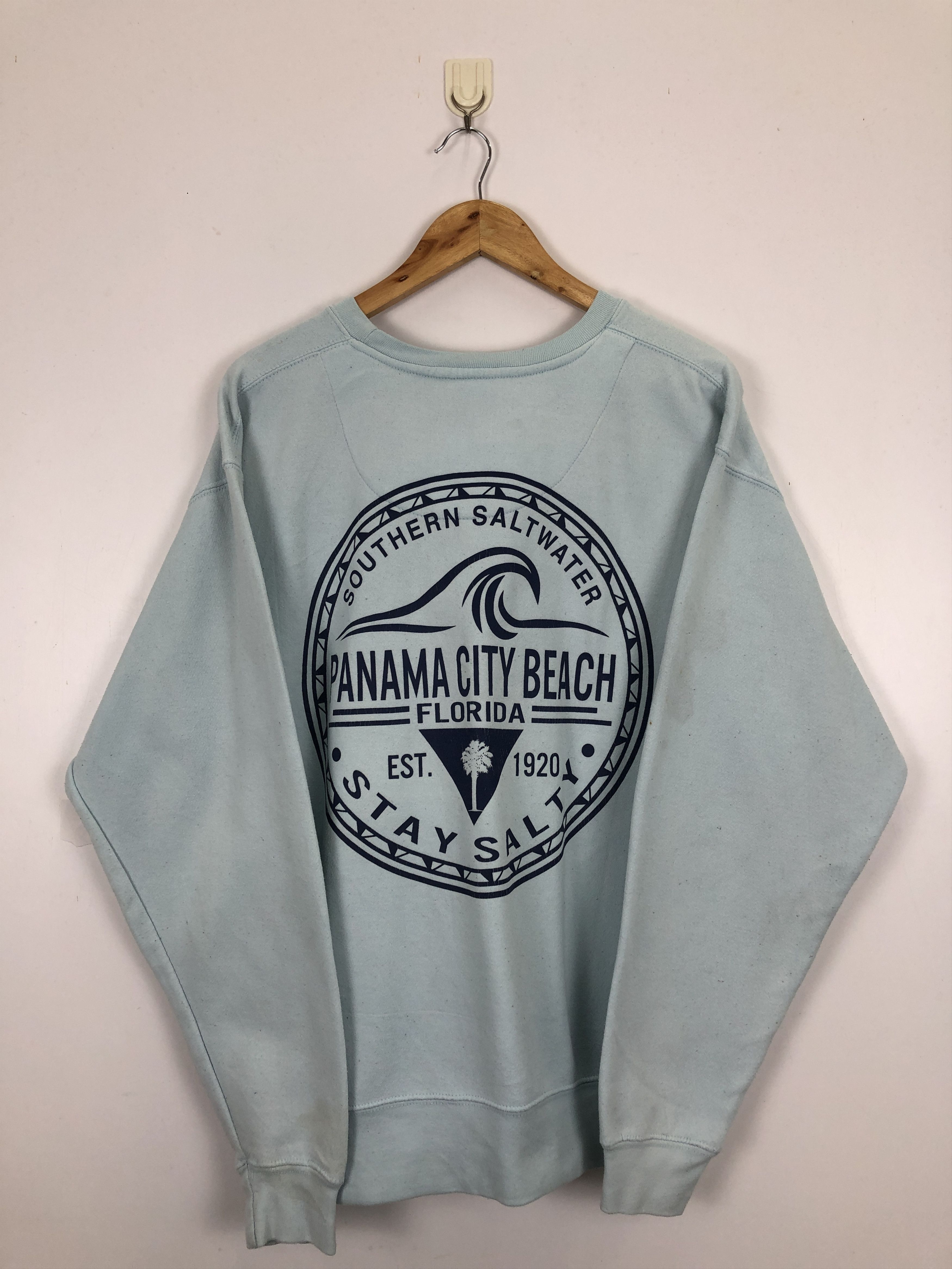 Pacific and Co. × Vintage Vintage Pacific & Co Panama City Beach Sweatshirt Size US L / EU 52-54 / 3 - 1 Thumbnail