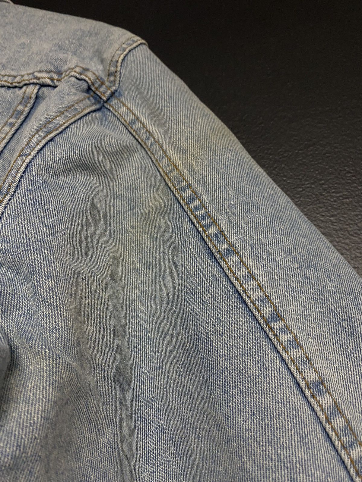 Vintage Men's Y2K Light Wash Denim Jacket Size US M / EU 48-50 / 2 - 9 Thumbnail