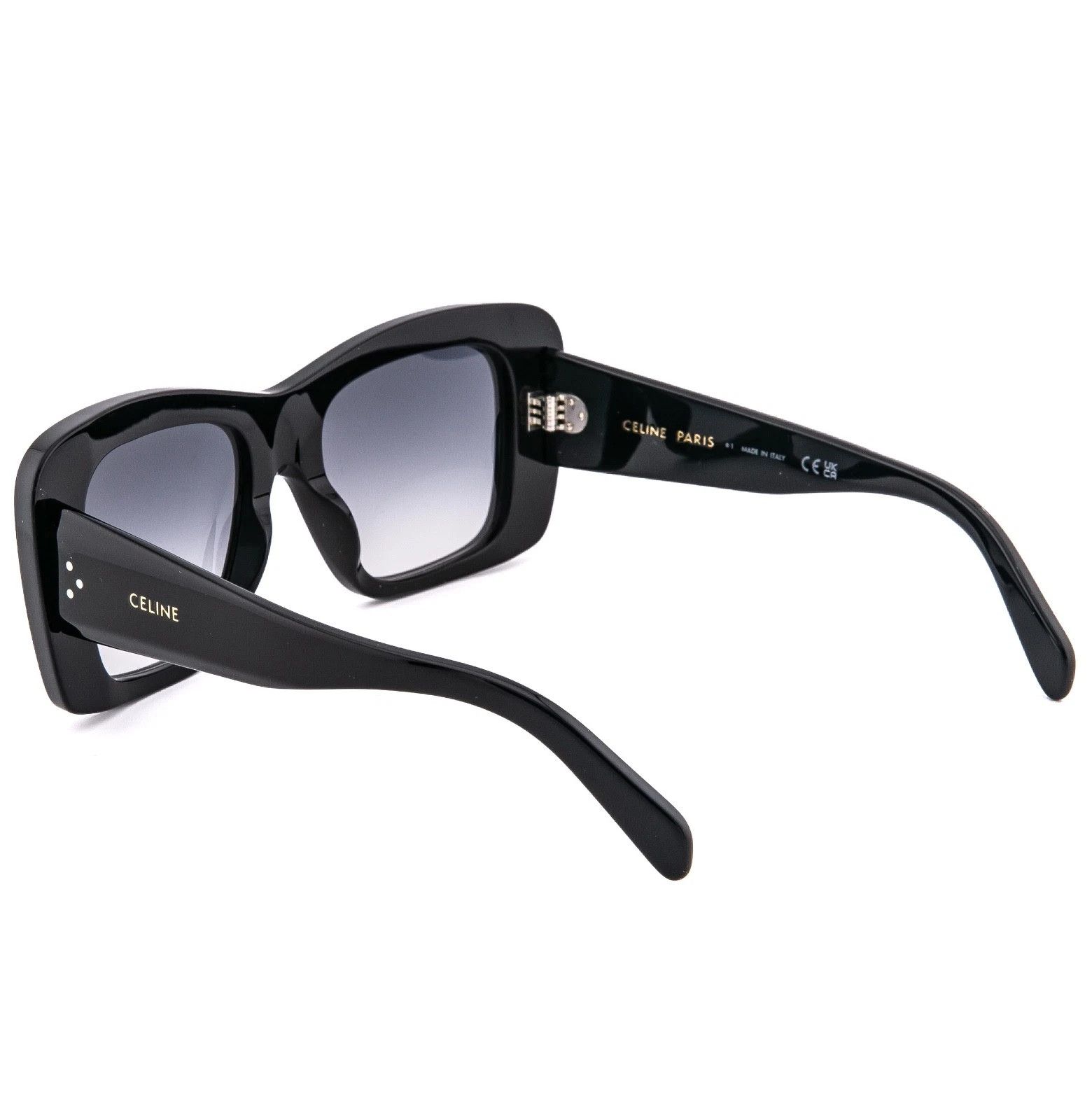 Celine CELINE 40321 CL40321I BOLD 3 Dots Black Sunglass 01B Size ONE SIZE - 4 Thumbnail
