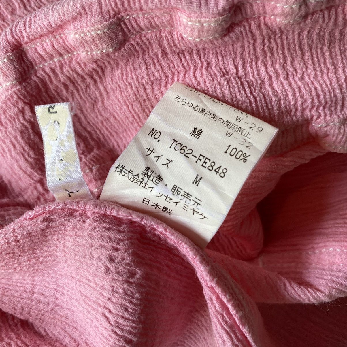 Tsumori Chisato Tsumori Chisato Pink Pleated Zip Sleeveless Shirt Size S / US 4 / IT 40 - 9 Thumbnail