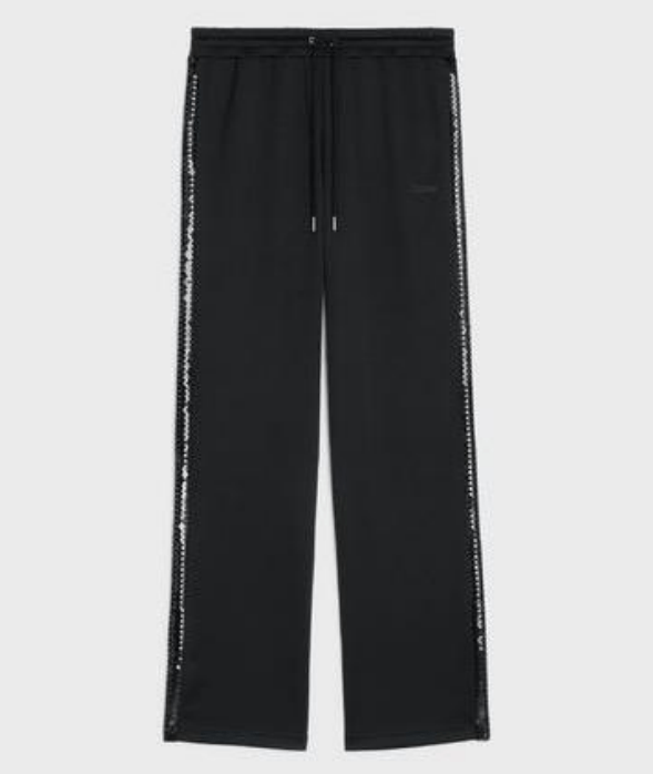 image of Celine O1Bcso1Str0124 2Z253121O.38No Sweatpant In Black, Men's