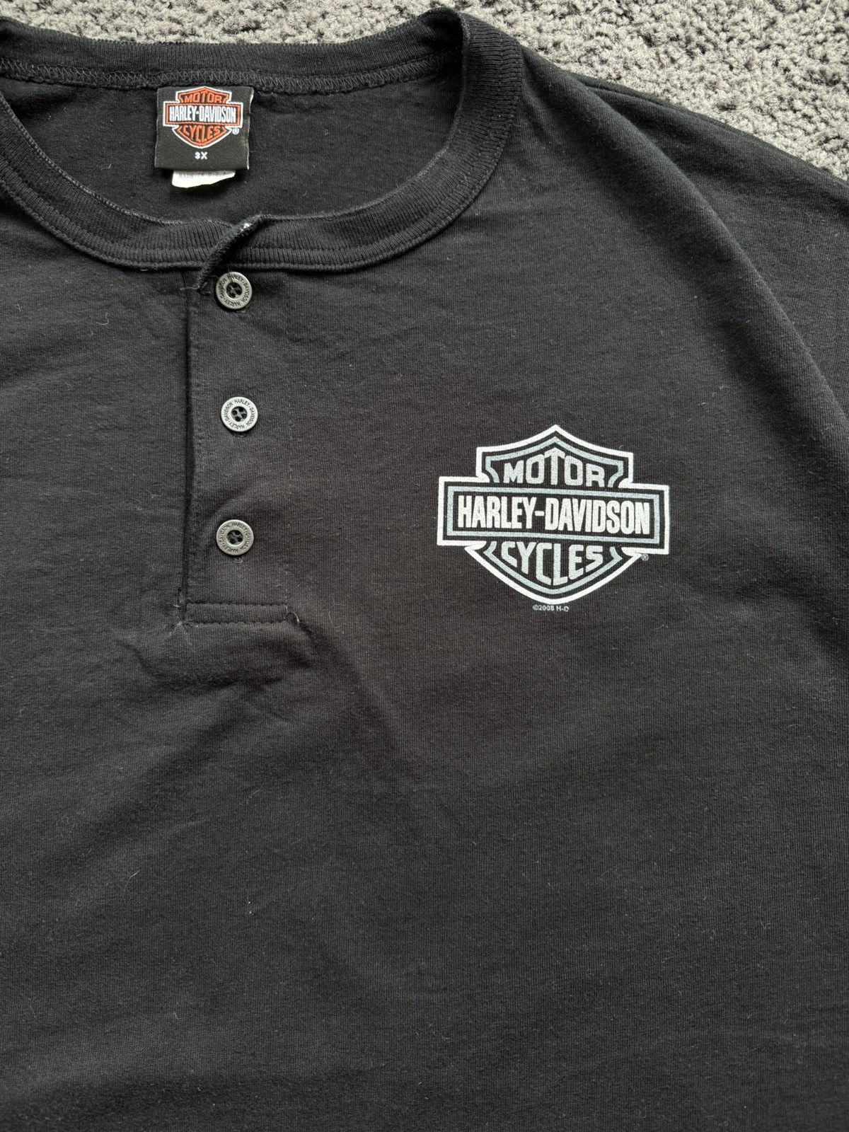 Band Tees × Harley Davidson × Vintage Harley Davidson vintage t-shirt 2008 Size US XXL / EU 58 / 5 - 5 Thumbnail