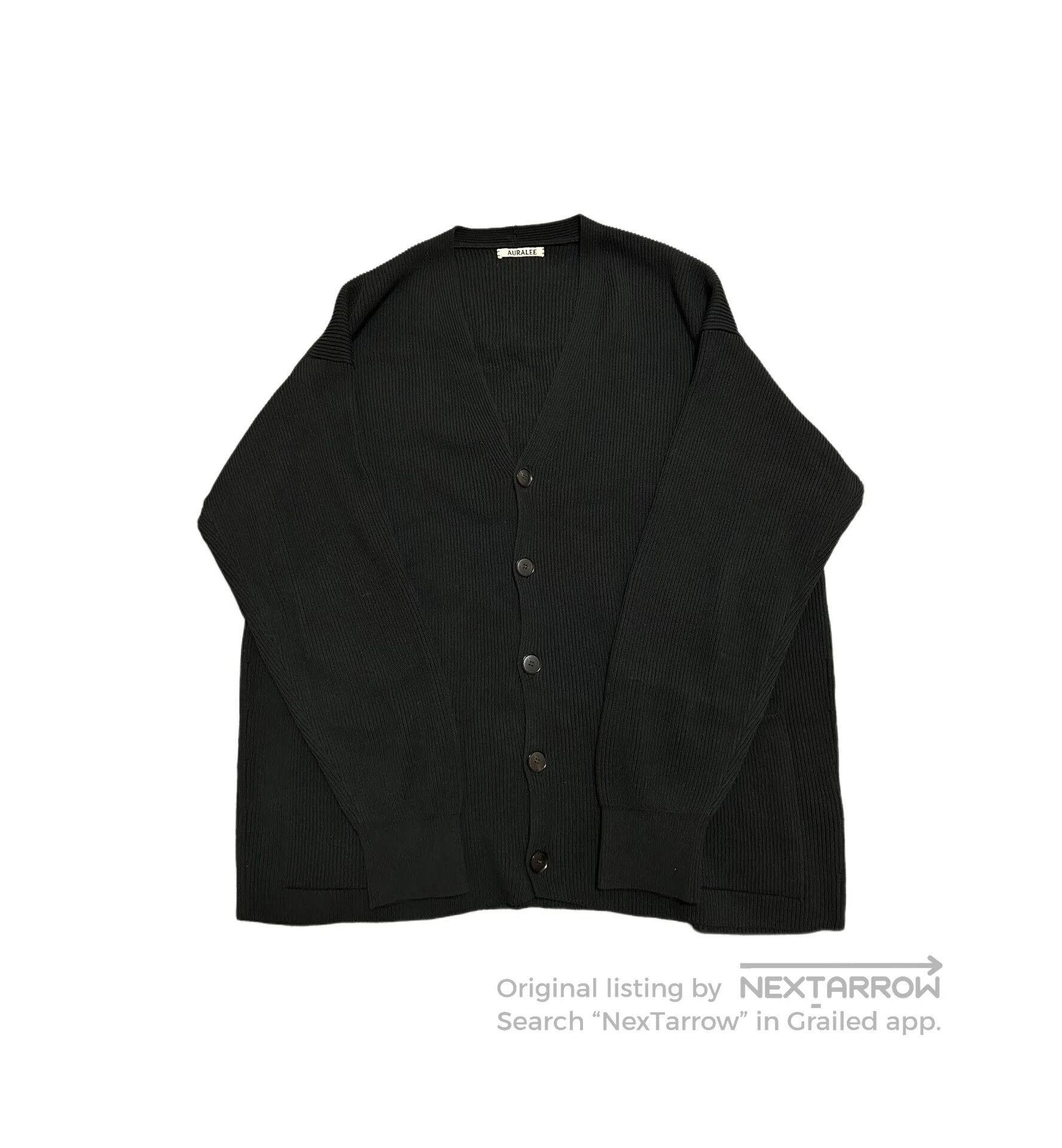 Auralee Auralee SUPER FINE CASHMERE SILK CABLE KNIT CARDIGAN | Grailed