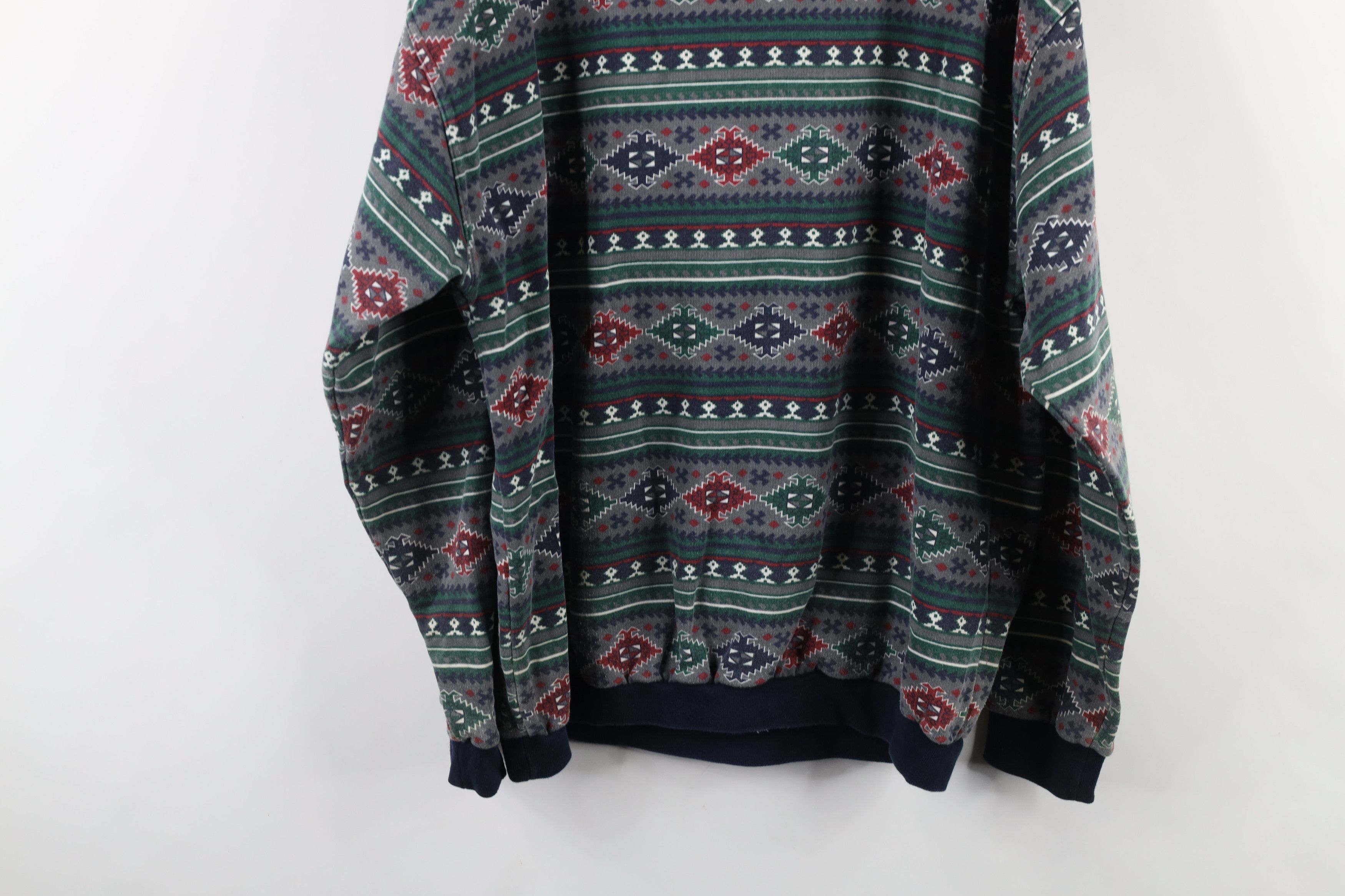 Vintage Vintage 90s Streetwear Southwestern Fiesta Sweatshirt Size US XL / EU 56 / 4 - 10 Thumbnail