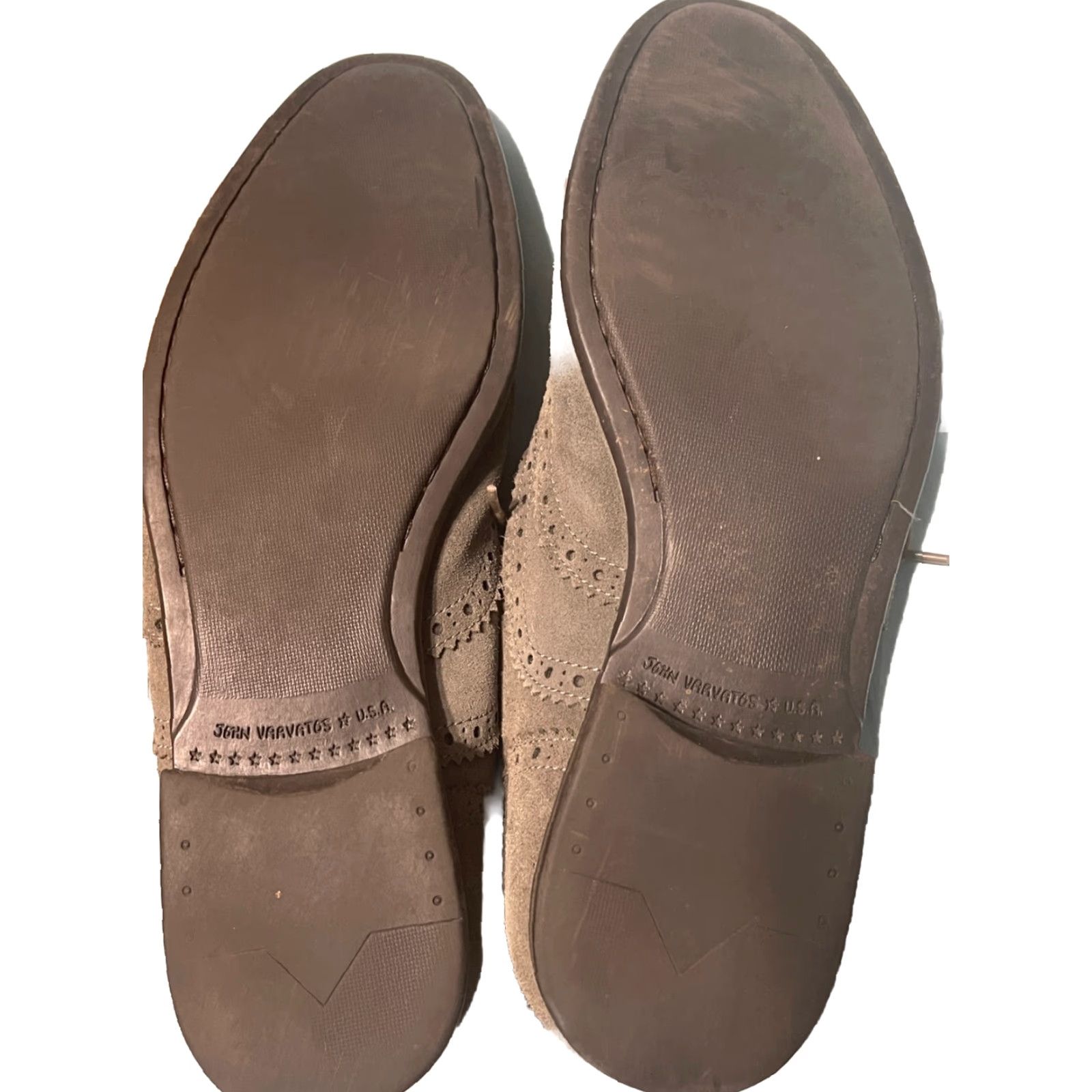 John Varvatos John Varvatos USA Gray Suede Casual Wingtip Derby Oxford Mens 11 M Size US 11 / EU 44 - 7 Thumbnail