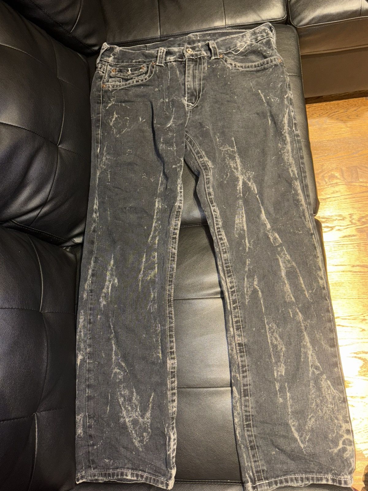True Religion True Religon denim Jeans Distressed Look rare Size US 36 / EU 52 - 3 Thumbnail