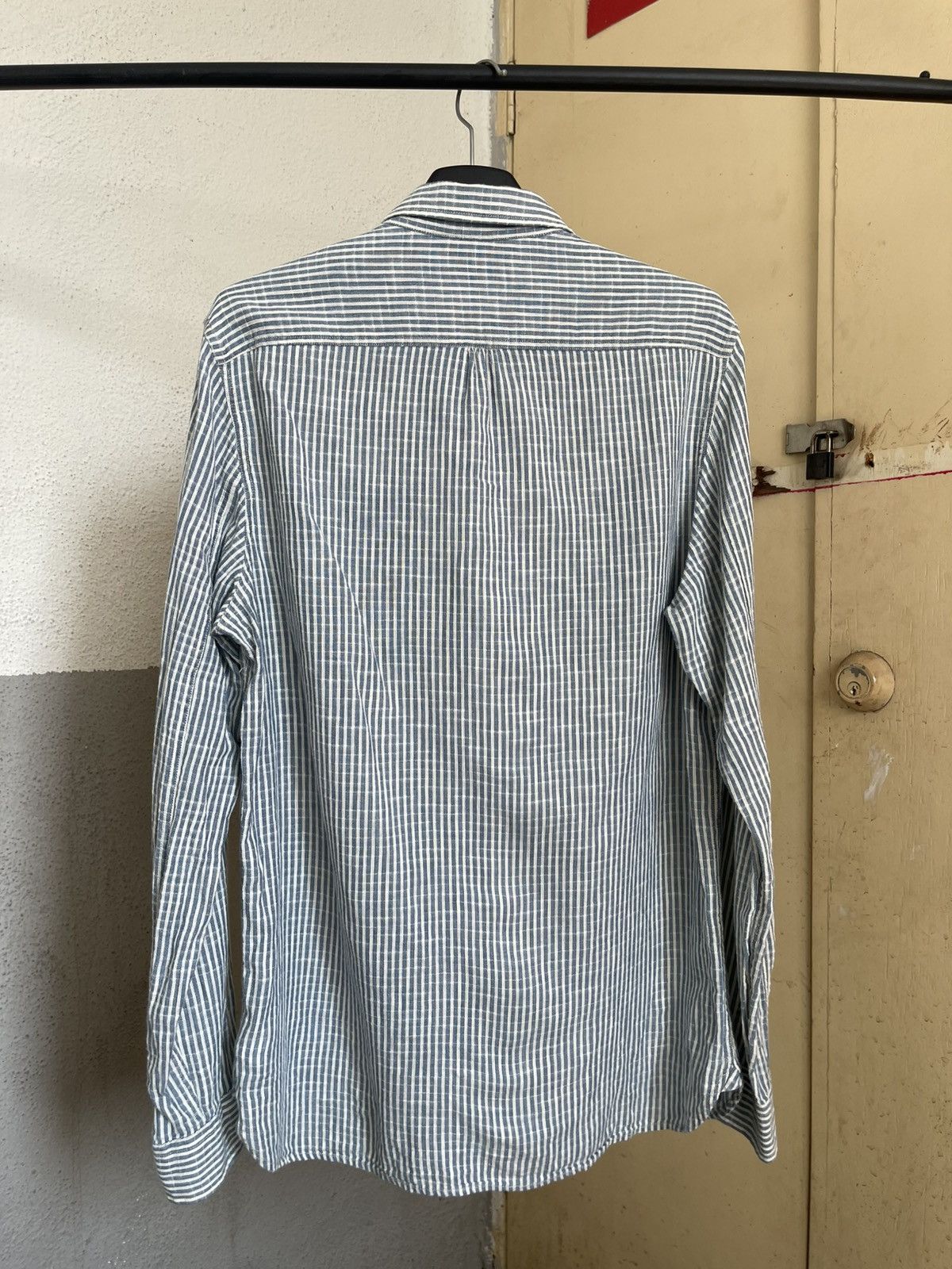 RRL Ralph Lauren RRL Double RL Striped Blue Longsleeve Button Shirt 3775279 Size US M / EU 48-50 / 2 - 10 Thumbnail