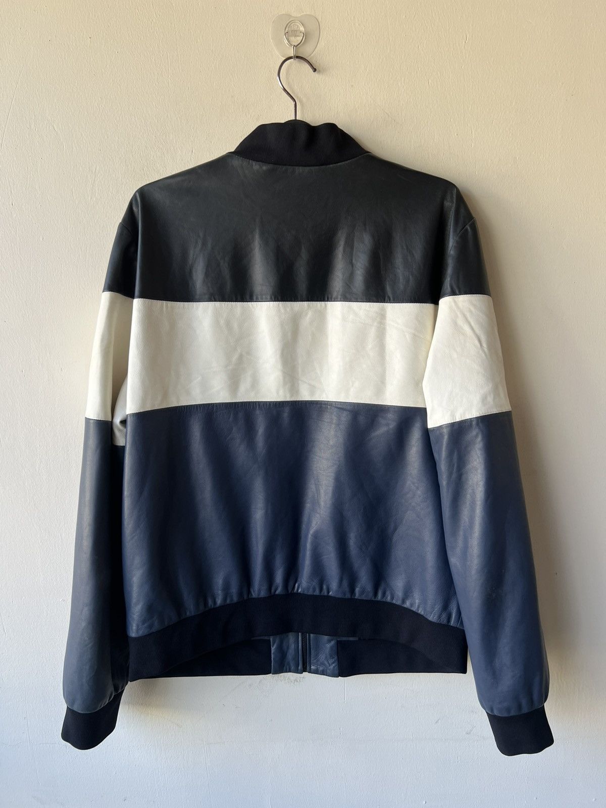 Hugo Boss Fall 2018 Hugo Boss Nappa Lamb Leather Bomber Jacket Size US L / EU 52-54 / 3 - 4 Thumbnail