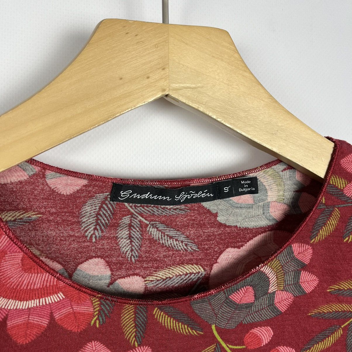 Gudrun Sjoden Designer Gudrun Sjoden ladies floral pattern tunic blouse Size S / US 4 / IT 40 - 3 Thumbnail