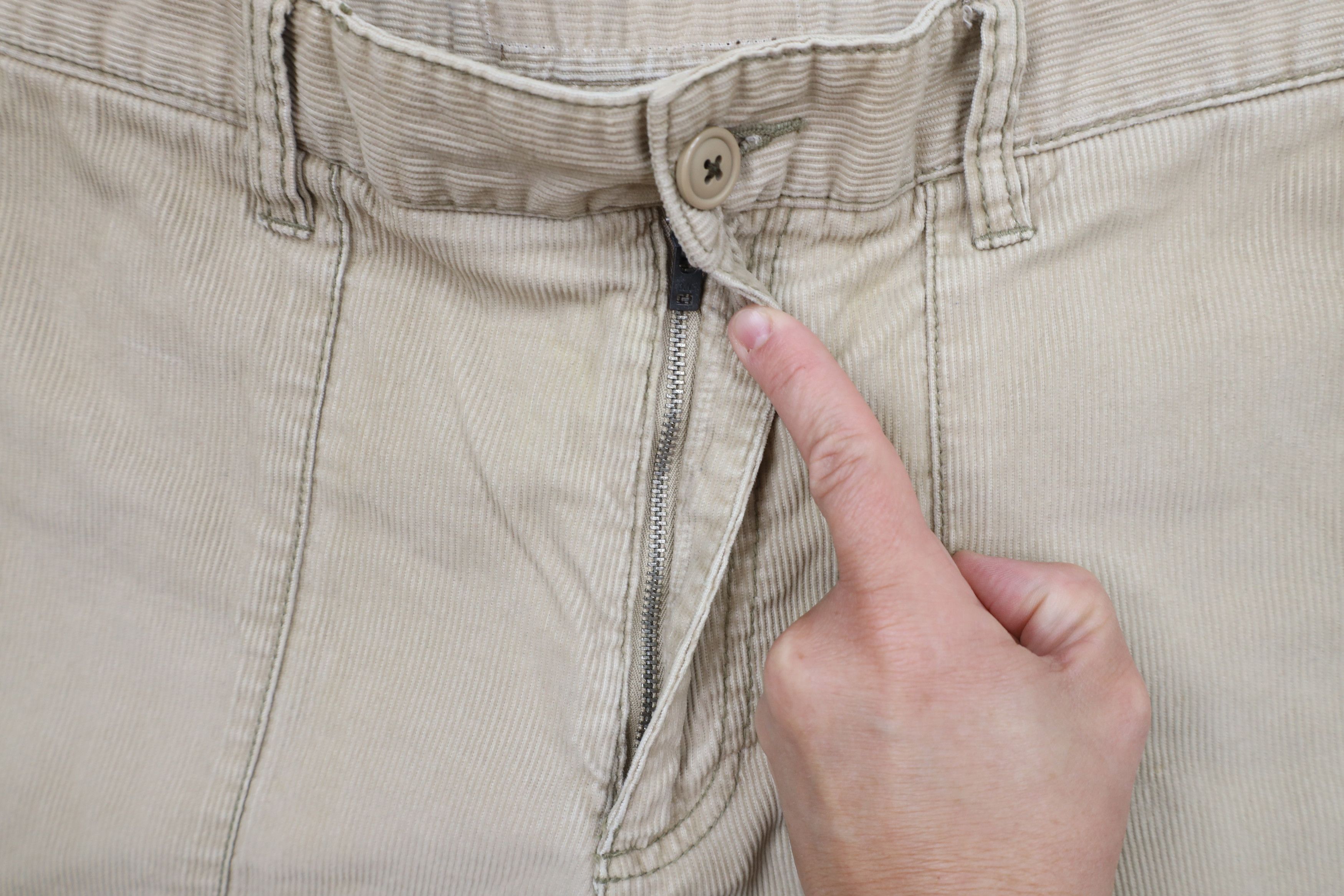 Vintage Vintage 90s Streetwear Surplus Corduroy Shorts Beige Size US 34 / EU 50 - 7 Thumbnail