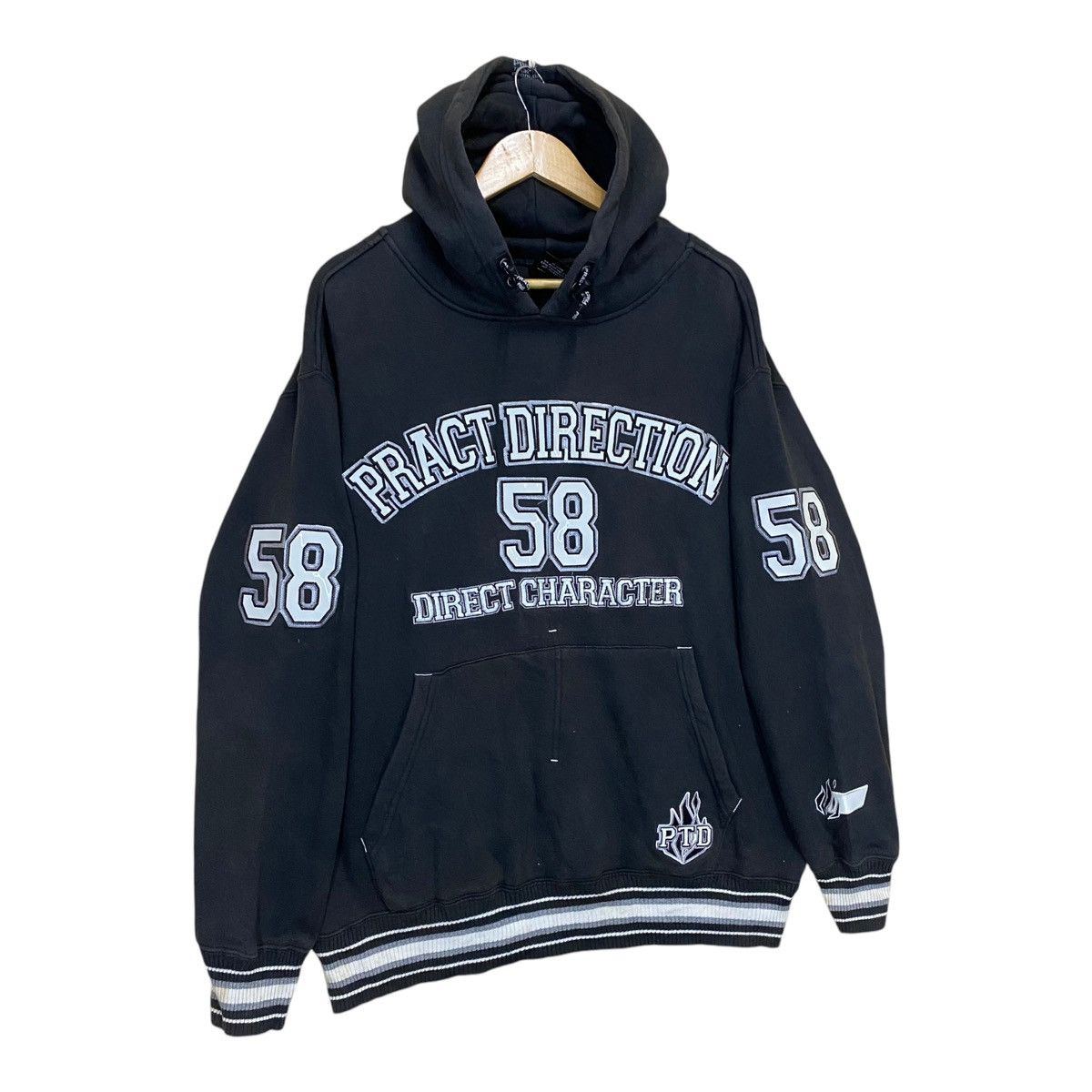 Japanese Brand × Vintage Pract Tecnical Product Big Logo Hoodie Jacket Size US L / EU 52-54 / 3 - 2 Thumbnail
