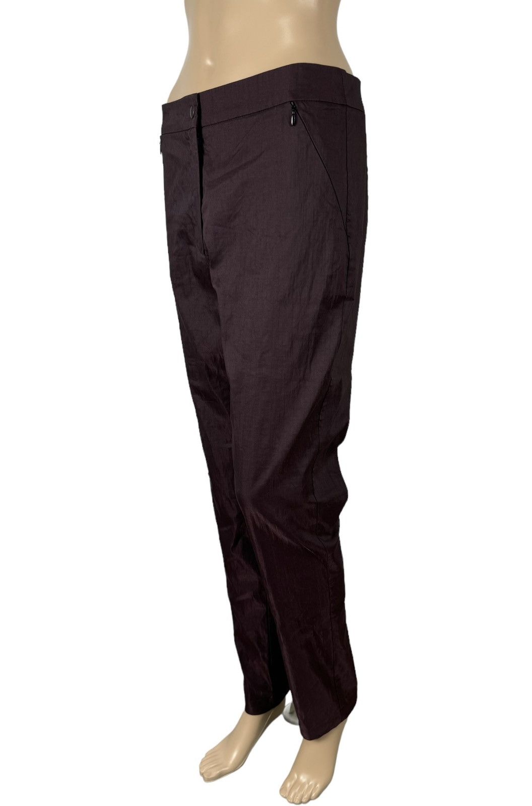 Sarah Pacini Sarah Pacini Linen-Elastan Slim Pants size 1 Size 24" / US 00 / IT 34 - 1 Thumbnail