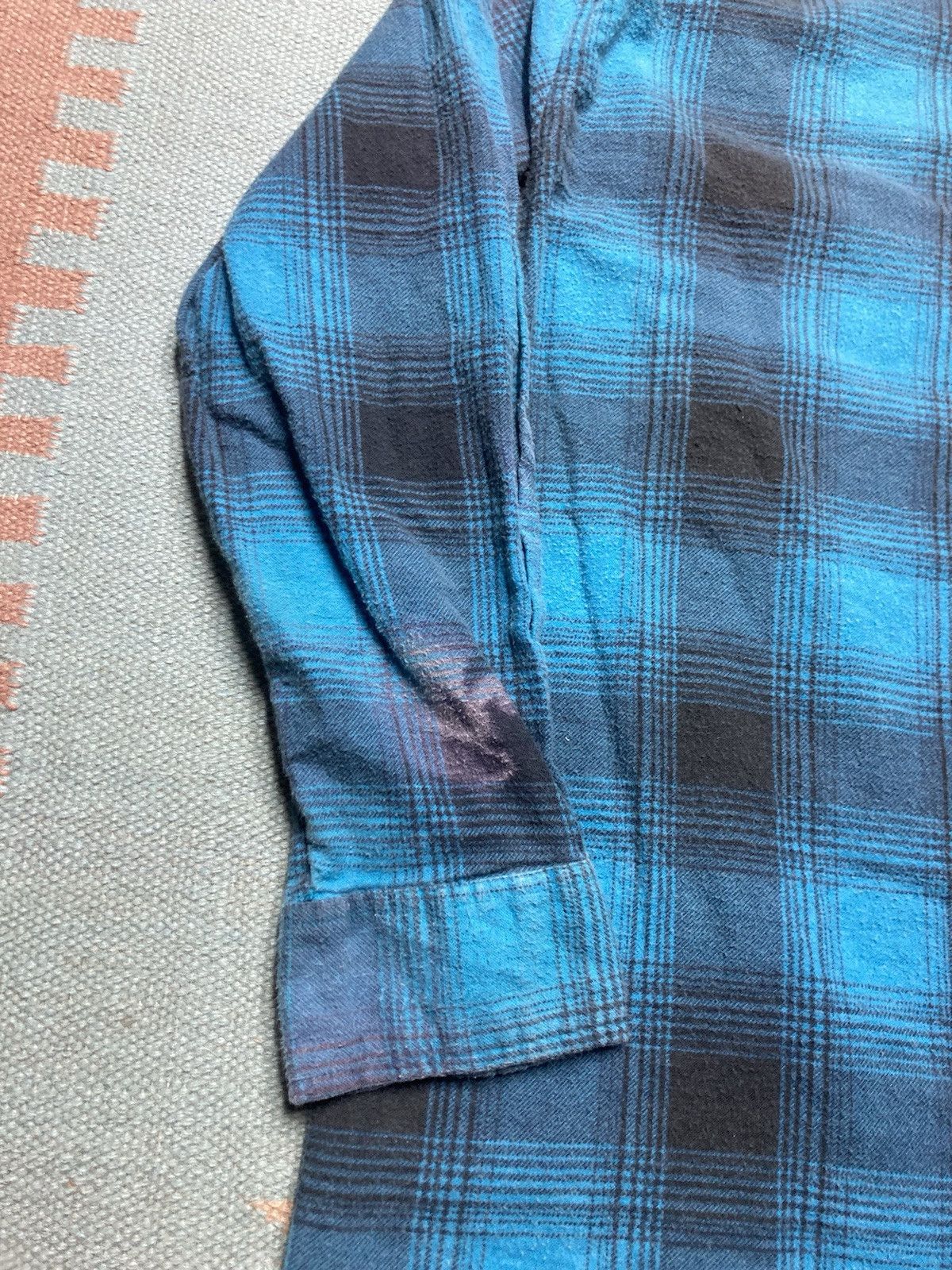 Vintage Vtg 90s flannel shirt brushed cotton soft shadow plaid XL Size US XL / EU 56 / 4 - 7 Thumbnail
