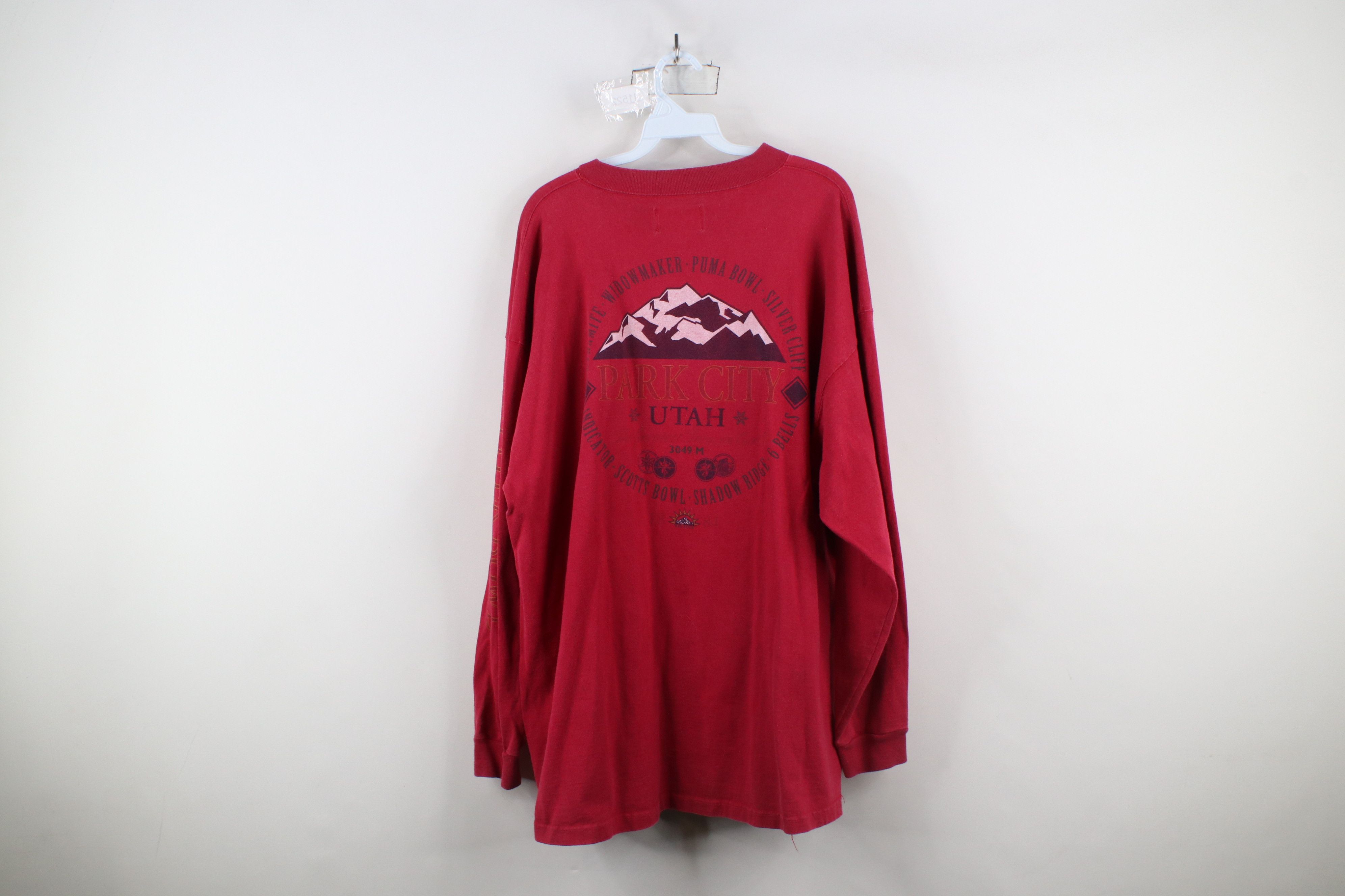 Vintage Vintage 90s City Utah Jupiter Bowl Long Sleeve T-Shirt USA Size US XL / EU 56 / 4 - 15 Thumbnail