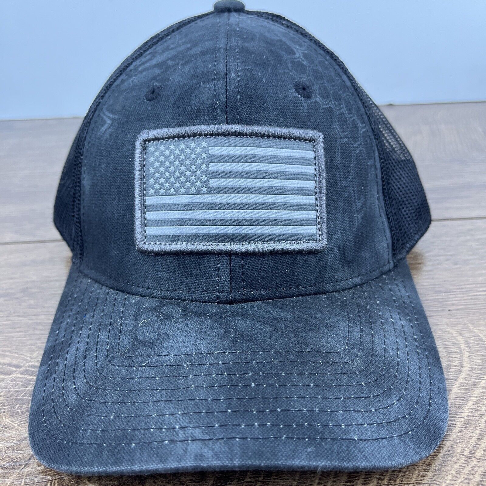 Other USA Flag Snapback Hat American Flag Gray Hat Adjustable Adul Size ONE SIZE - 1 Thumbnail