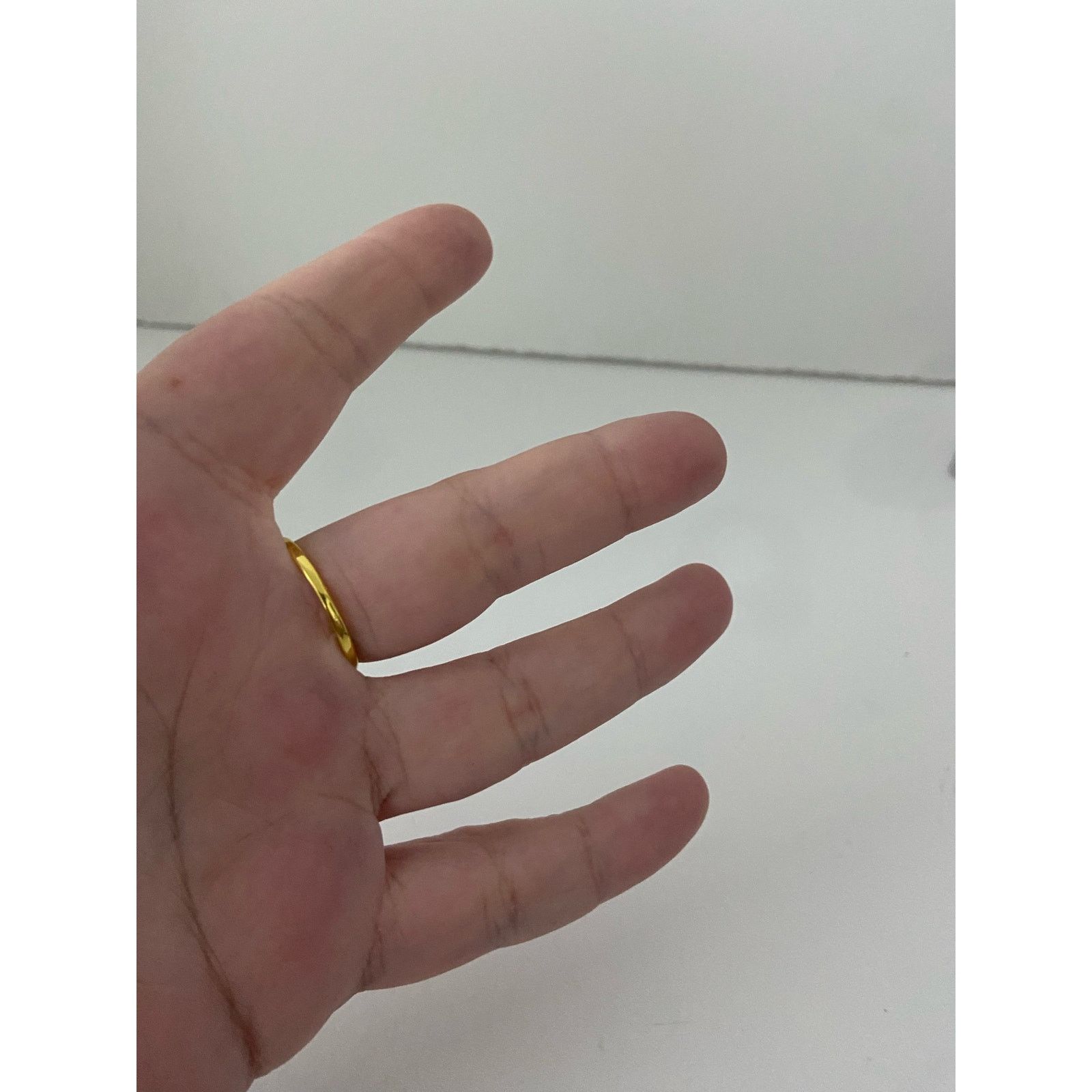 Other Pretty gold tone etched heart ring size 8.5 Size ONE SIZE - 2 Thumbnail