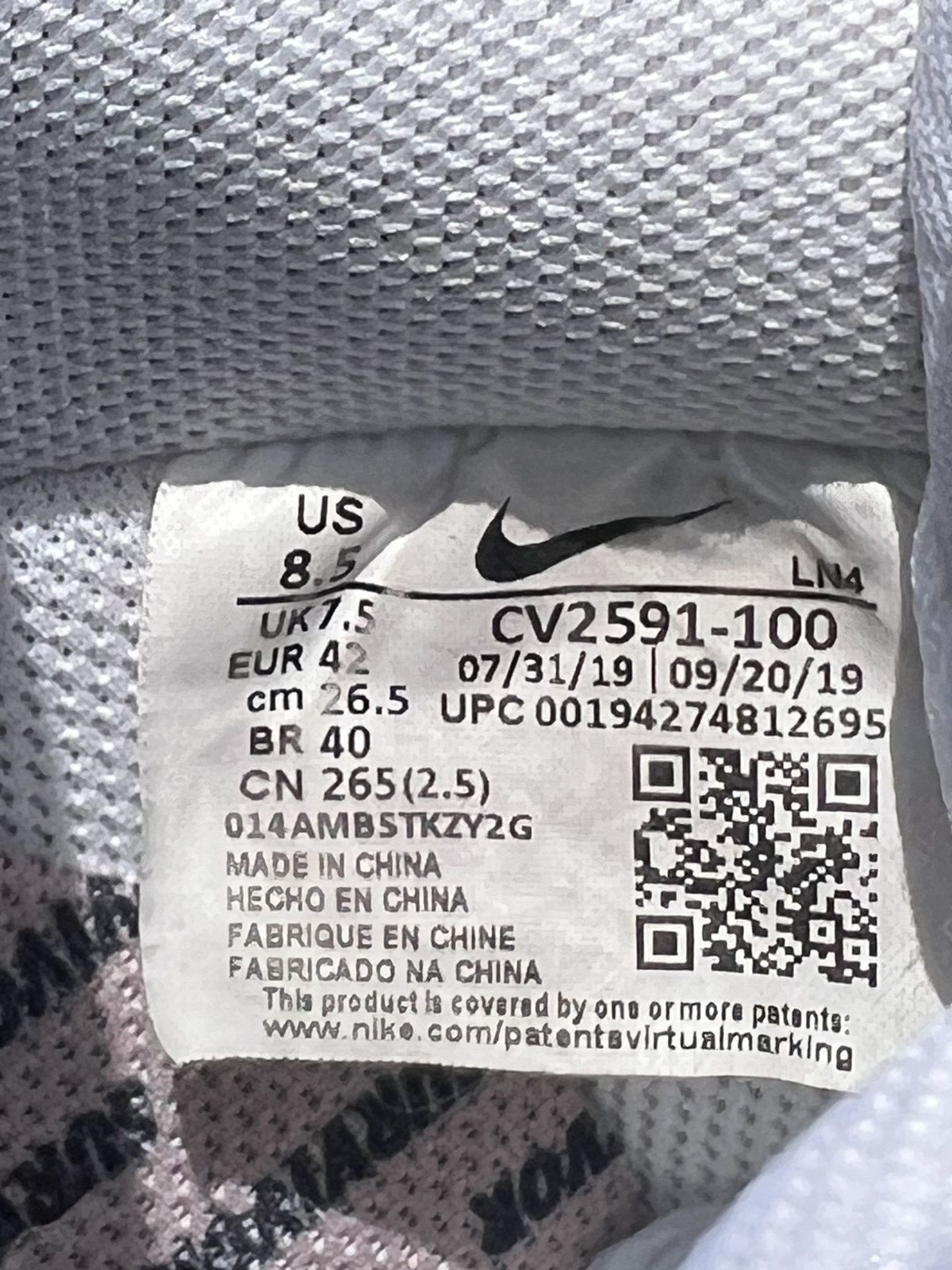 Nike CLEAN Nike AF1 Low size 8.5 Mens Doernbecher 2019 Air Force Size US 8.5 / EU 41-42 - 13 Thumbnail