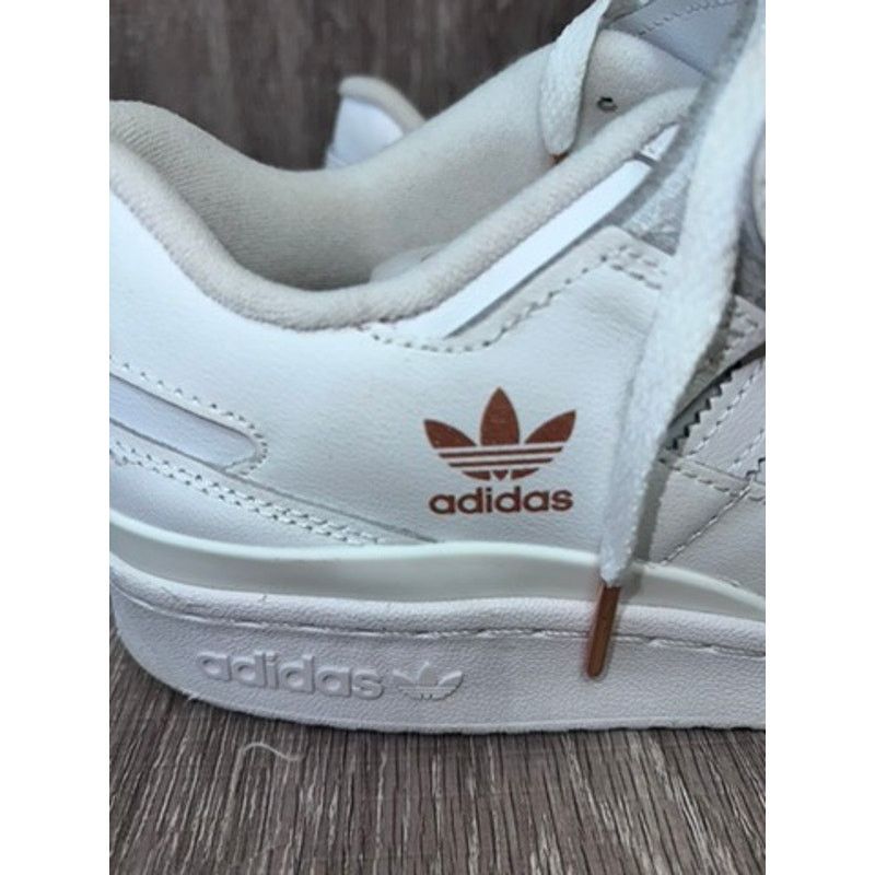 Adidas Adidas Women's Forum Low Sneakers White Rose Gold Size 8.5 Size US 8.5 / IT 38.5 - 3 Thumbnail